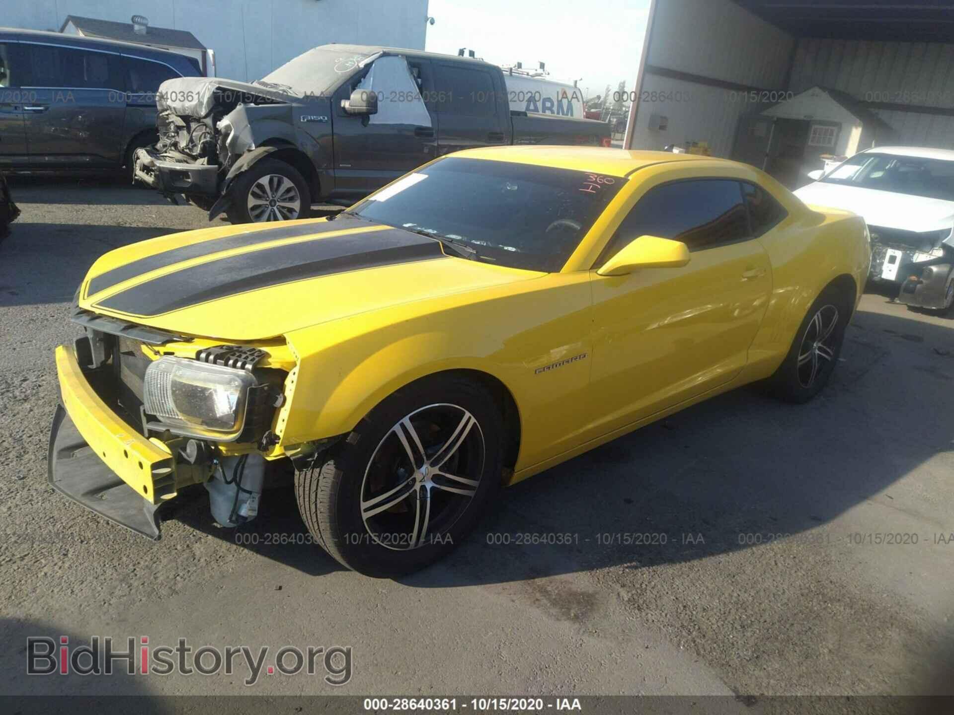 2013 CHEVROLET CAMARO - VIN: 2G1FA1E35D9237099 - Фото 2