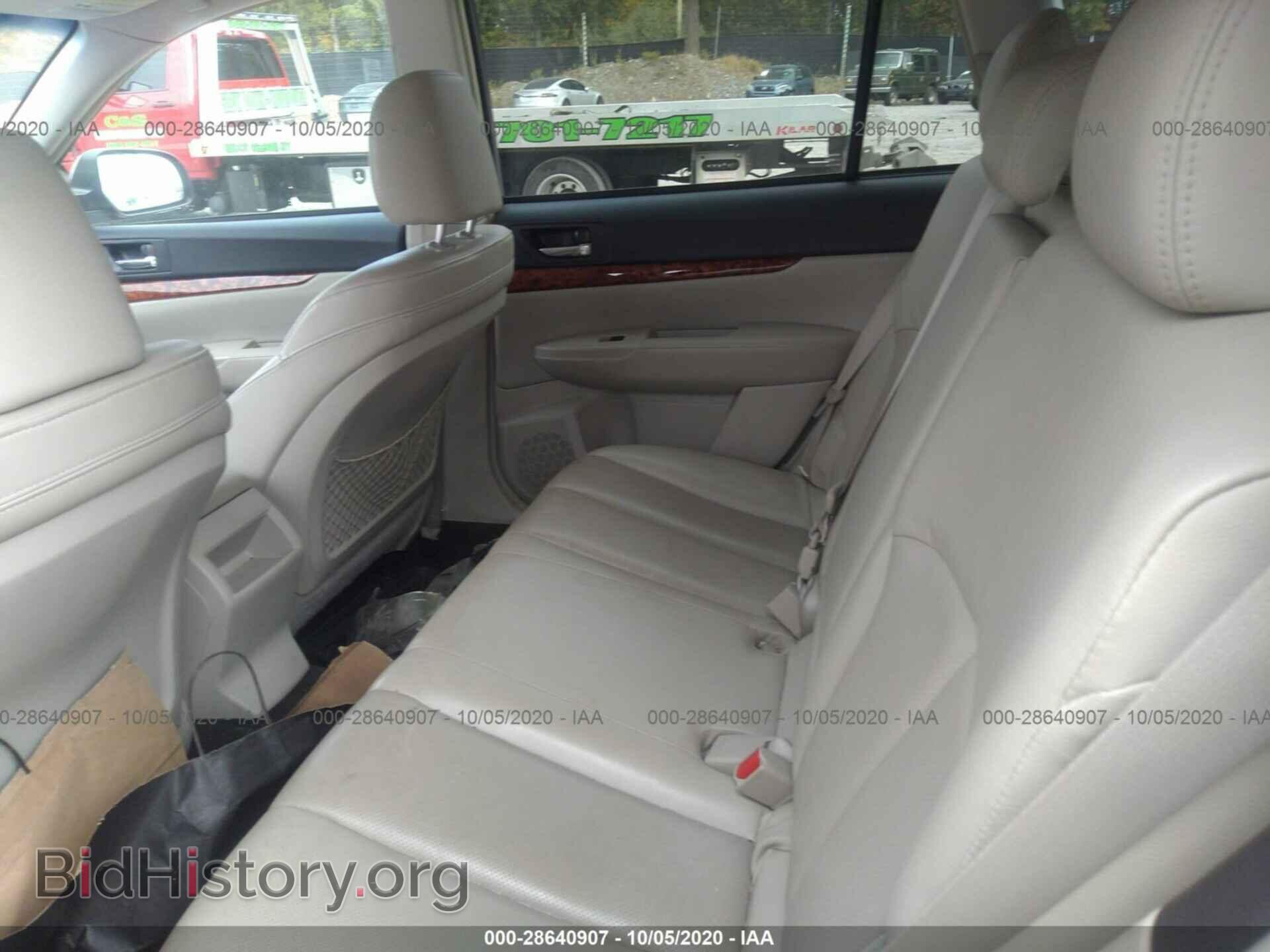 2011 SUBARU OUTBACK - VIN: 4S4BRBKC4B3447705 - Фото 8