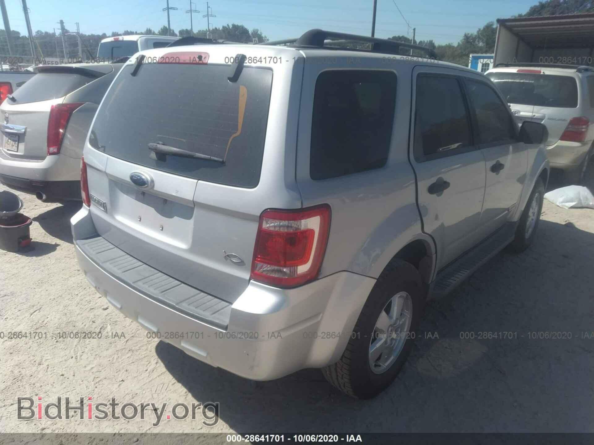 2008 FORD ESCAPE - VIN: 1FMCU02Z88KB36918 - Фото 4