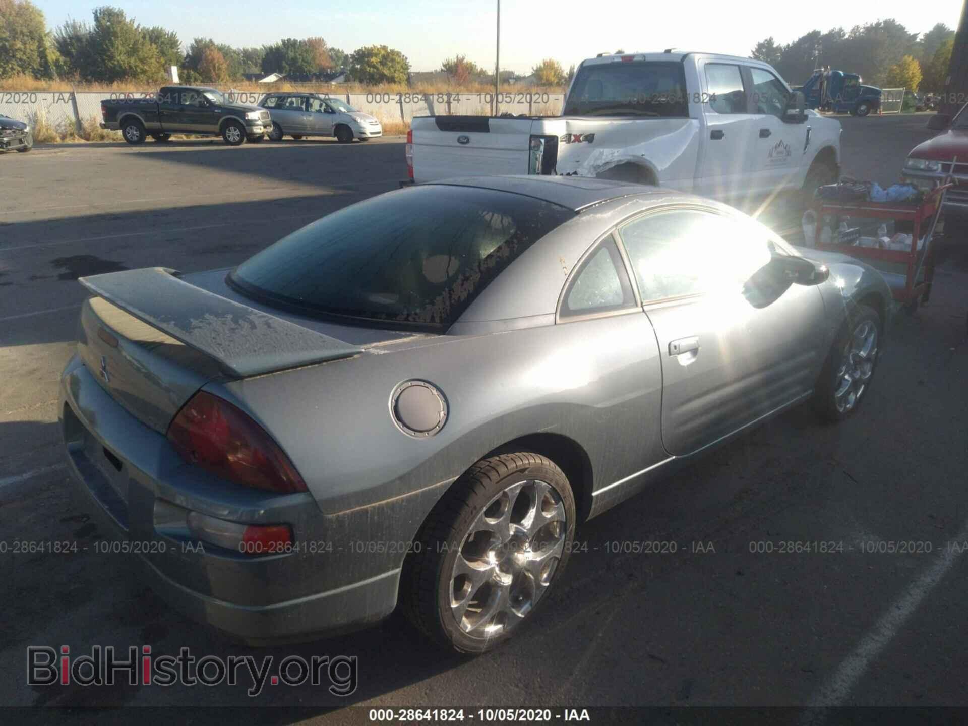 2001 MITSUBISHI ECLIPSE - VIN: 4A3AC44G01E185792 - Фото 4
