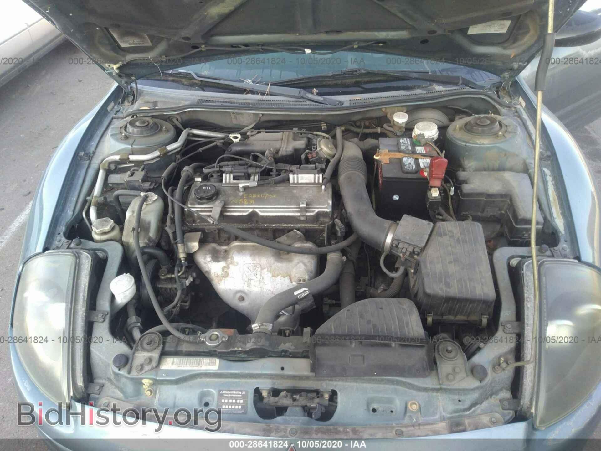 2001 MITSUBISHI ECLIPSE - VIN: 4A3AC44G01E185792 - Фото 10