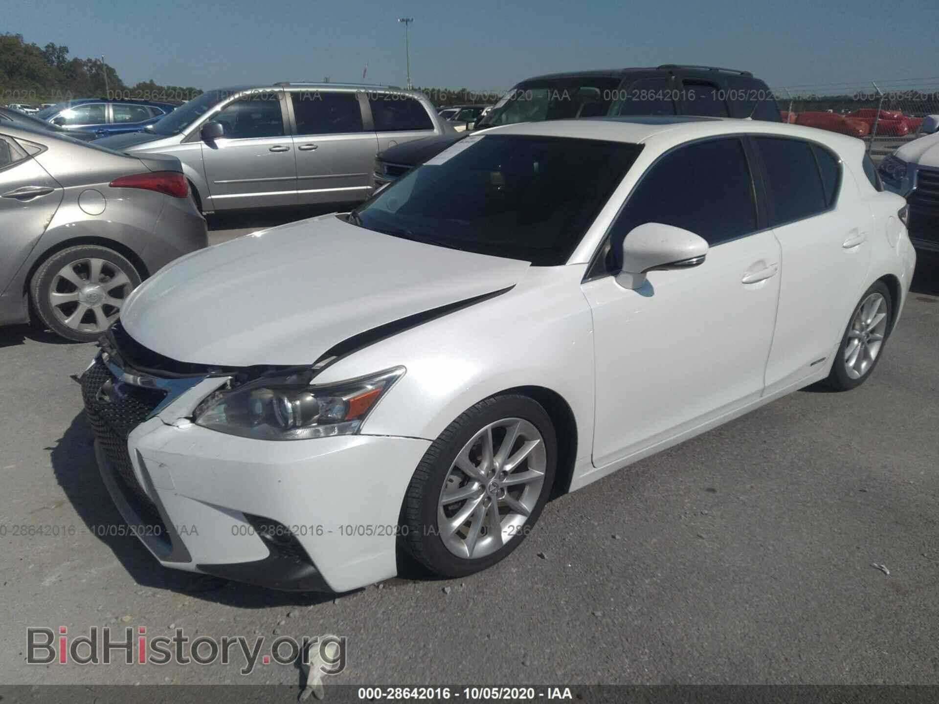 2013 LEXUS CT 200H - VIN: JTHKD5BH6D2153312 - Фото 2