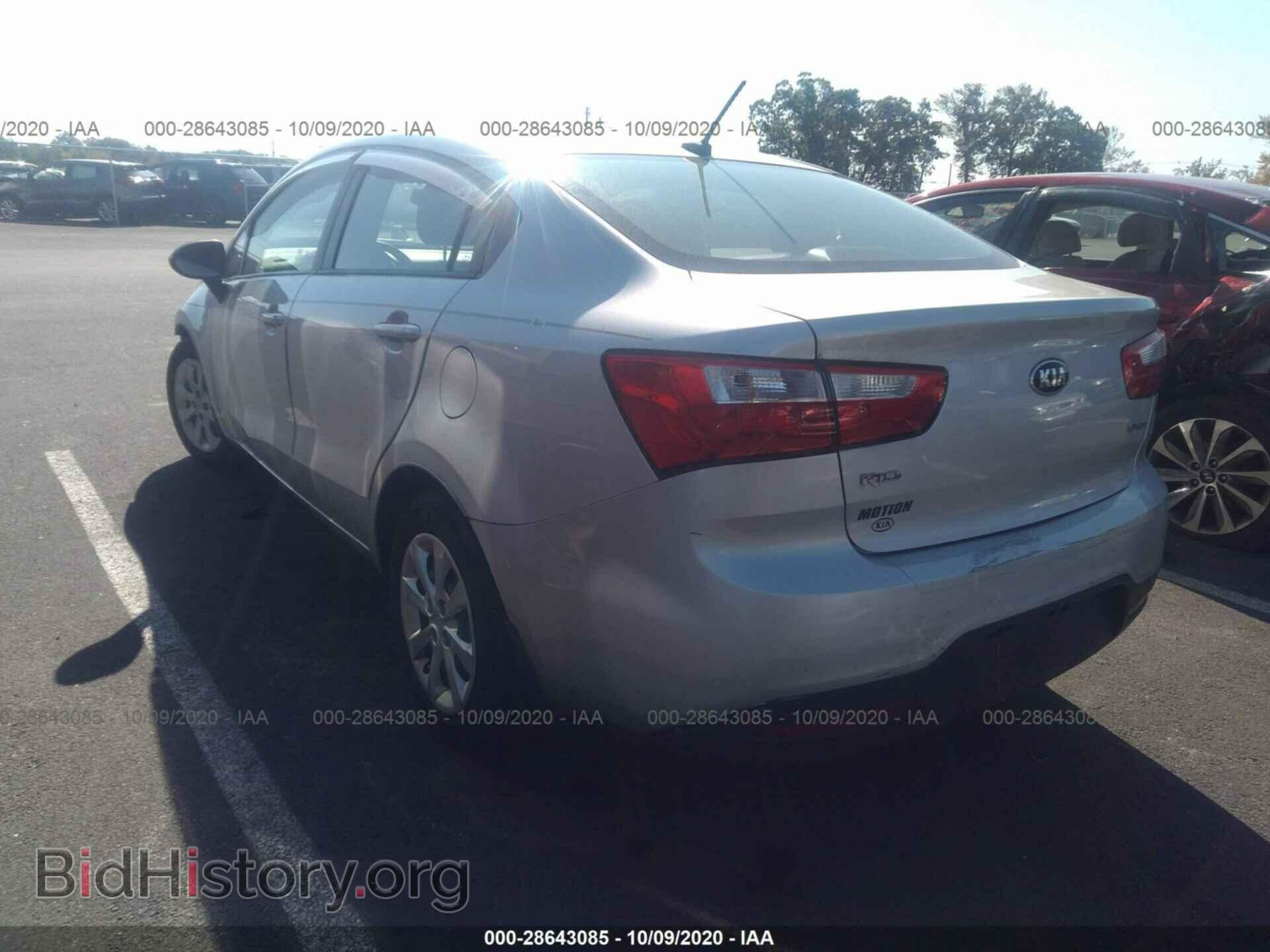 2014 KIA RIO - VIN: KNADN4A35E6417036 - Фото 3