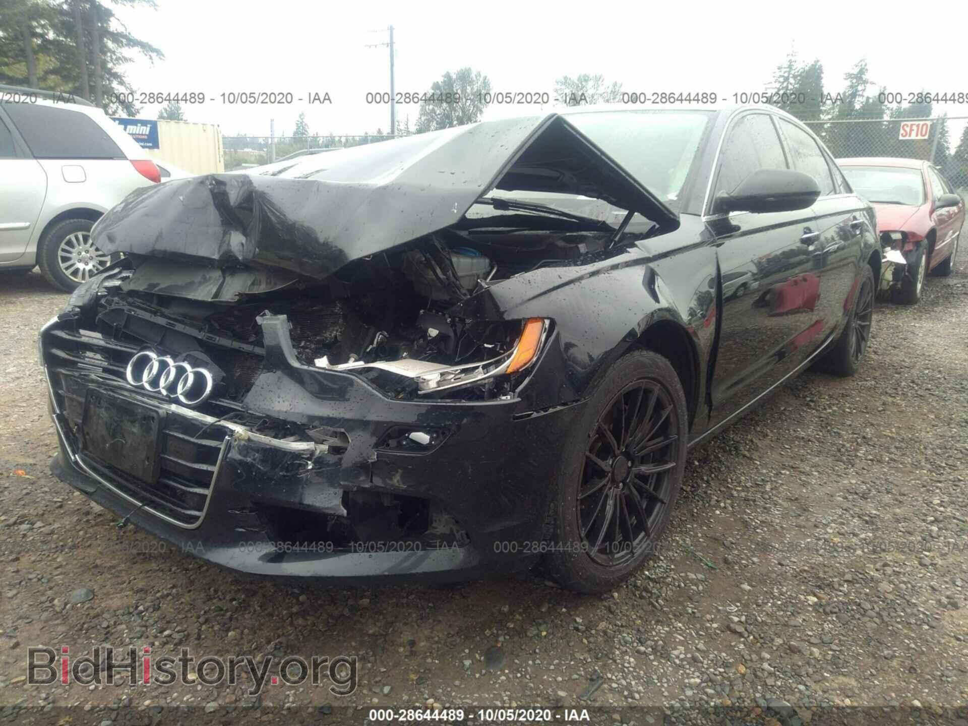 2013 AUDI A6 - VIN: WAUGFAFC8DN087236 - Фото 2