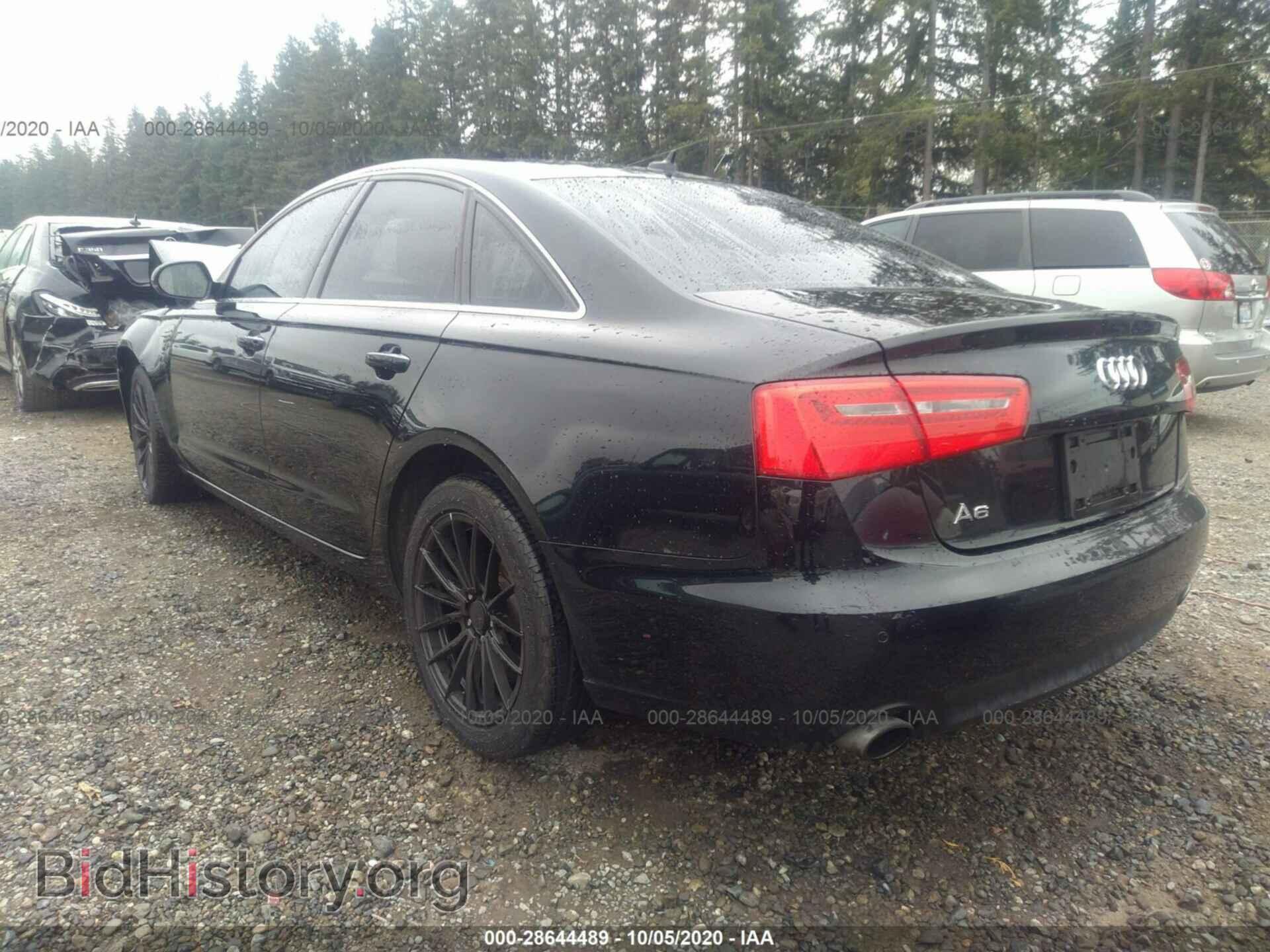 2013 AUDI A6 - VIN: WAUGFAFC8DN087236 - Фото 3