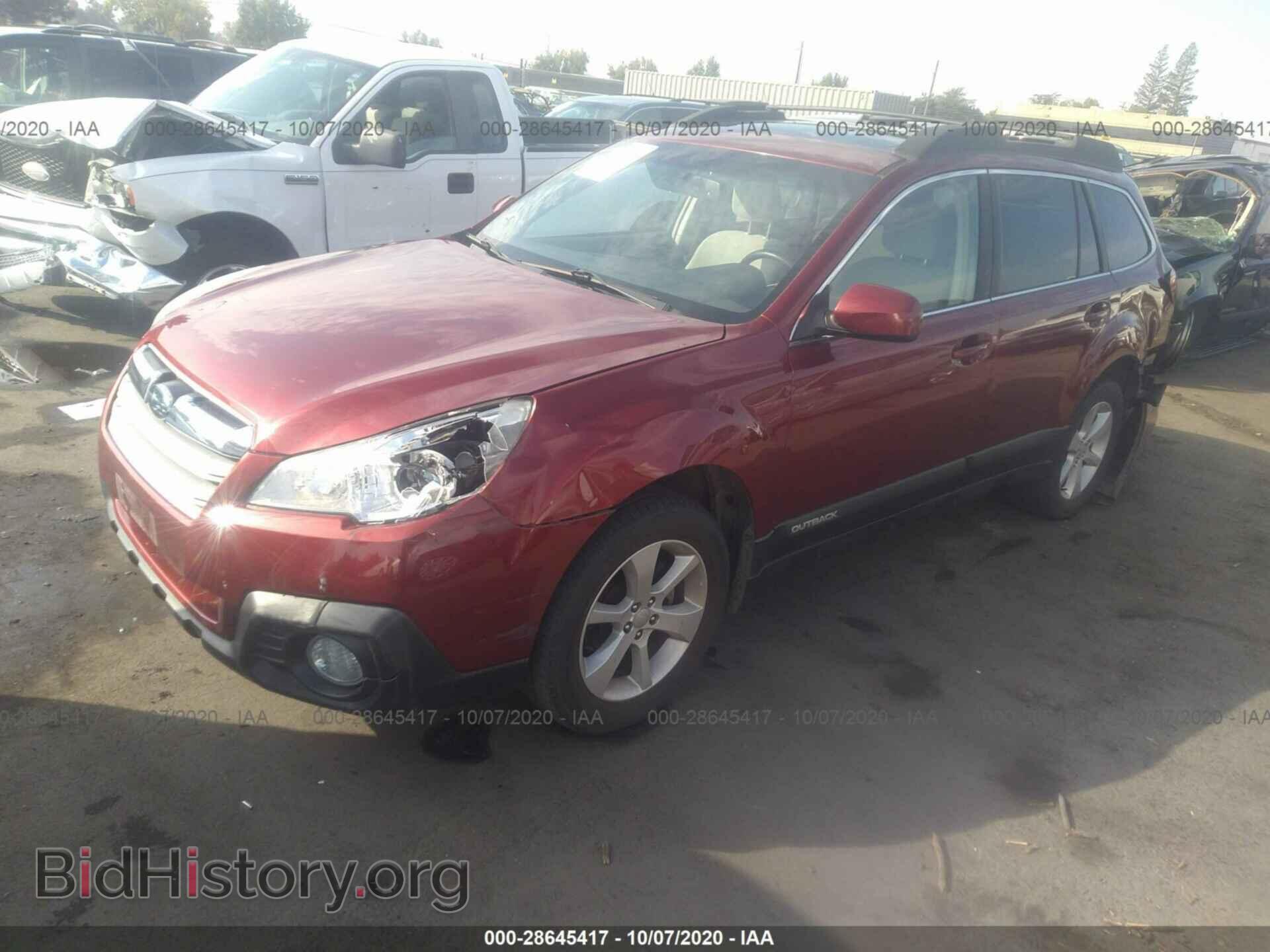 2014 SUBARU OUTBACK - VIN: 4S4BRBEC2E3268224 - Фото 2