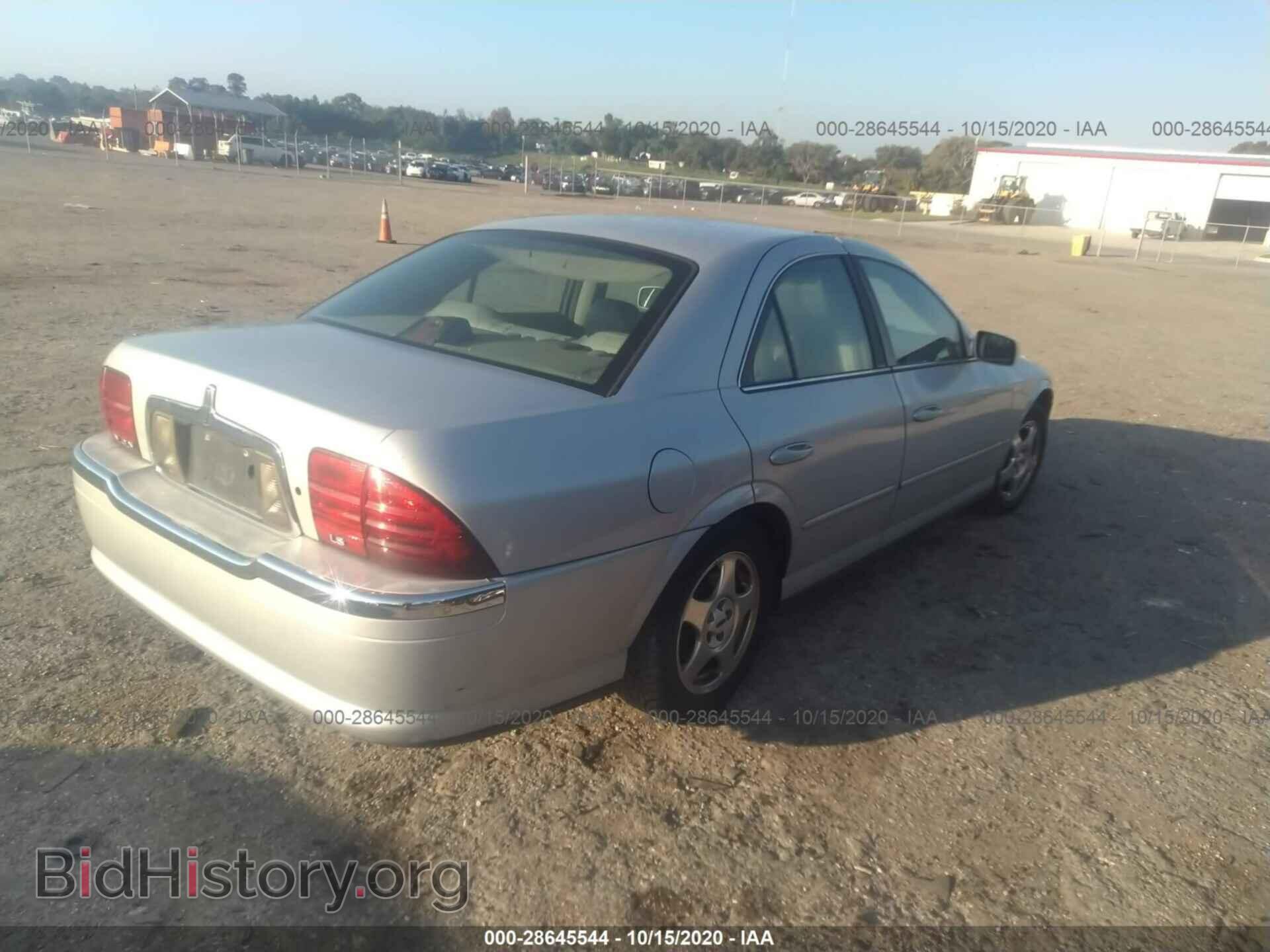 2001 LINCOLN LS - VIN: 1LNHM86S71Y657567 - Фото 4