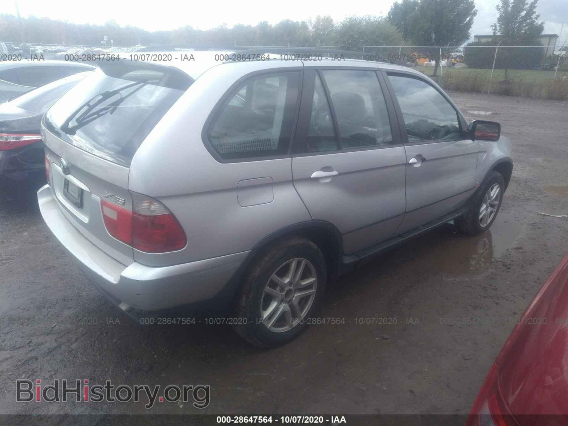 2005 BMW X5 - VIN: 5UXFA13555LU49988 - Фото 4