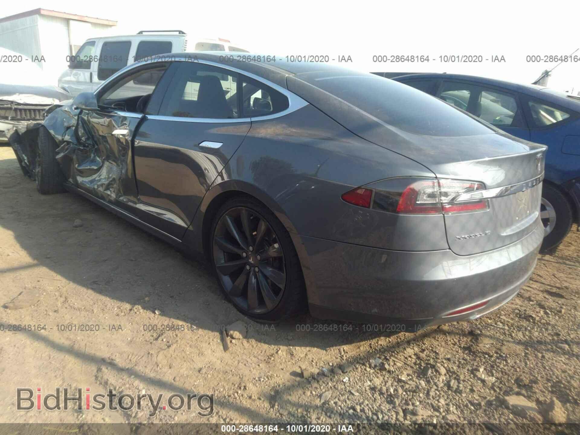 2014 TESLA MODEL S - VIN: 5YJSA1H11EFP41825 - Фото 3