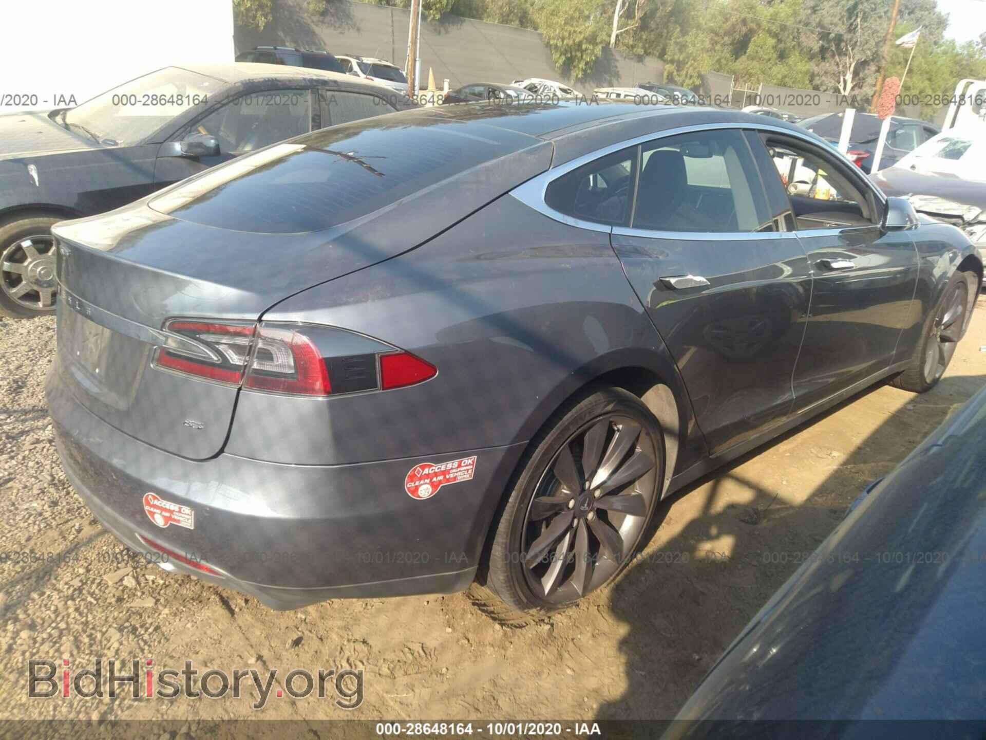 2014 TESLA MODEL S - VIN: 5YJSA1H11EFP41825 - Фото 4