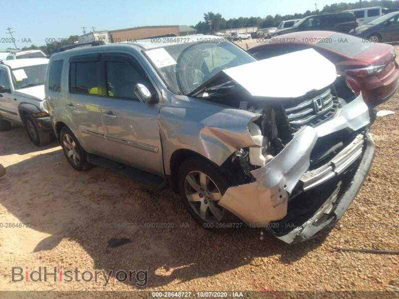 2014 Honda PILOT Touring (VIN 5FNYF4H92EB014678) — фото 1 из 11, IAAI, повреждение: передняя часть