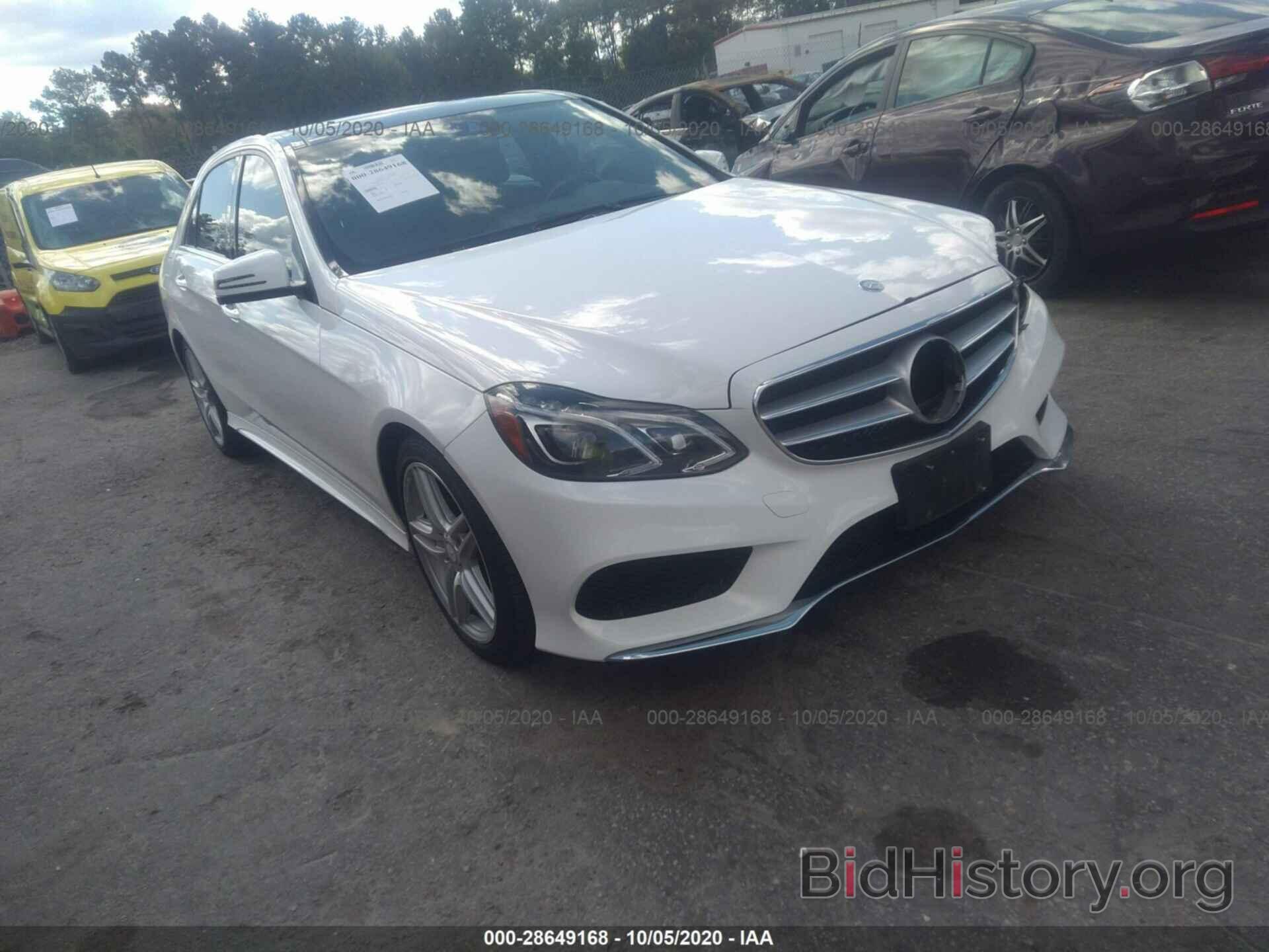 Photo WDDHF8JB6EA884551 - MERCEDES-BENZ E-CLASS 2014