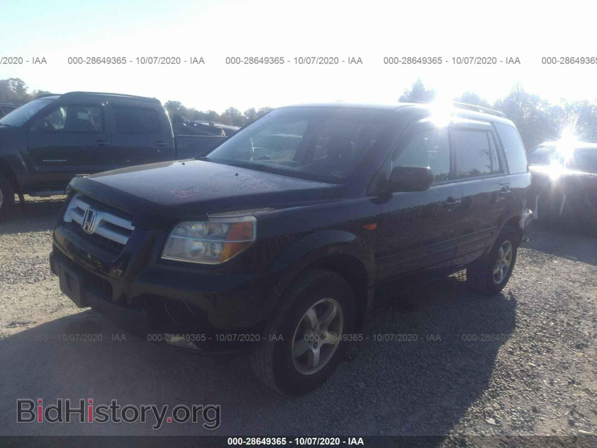 2007 HONDA PILOT - VIN: 2HKYF18437H529311 - Фото 2