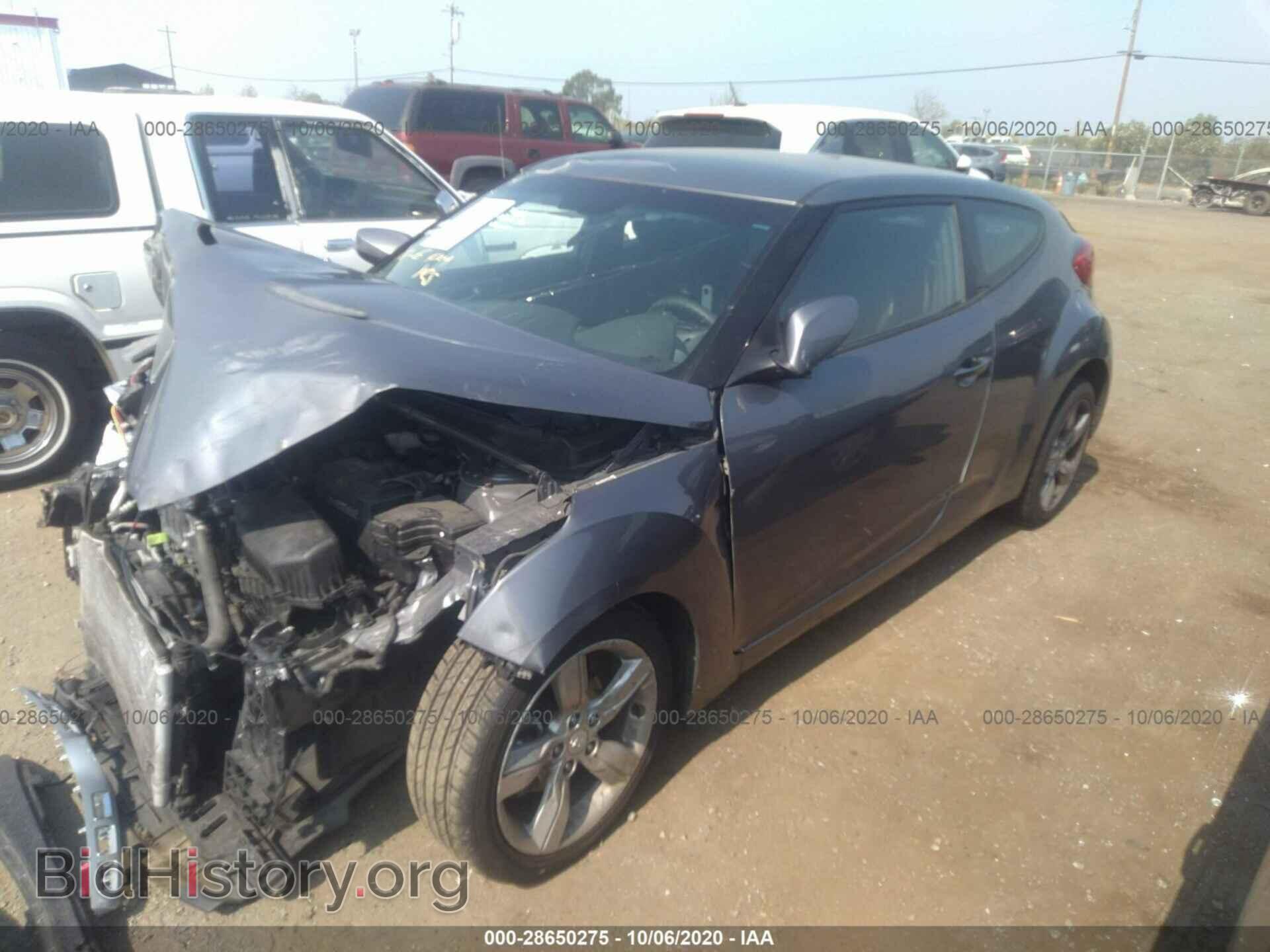 2015 HYUNDAI VELOSTER - VIN: KMHTC6ADXFU231249 - Фото 2