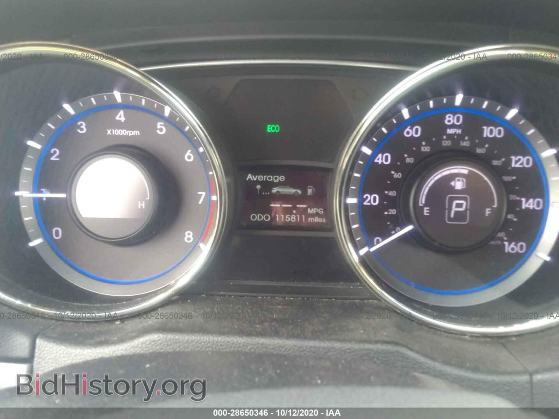2012 HYUNDAI SONATA - VIN: 5NPEC4AC0CH406428 - Фото 7