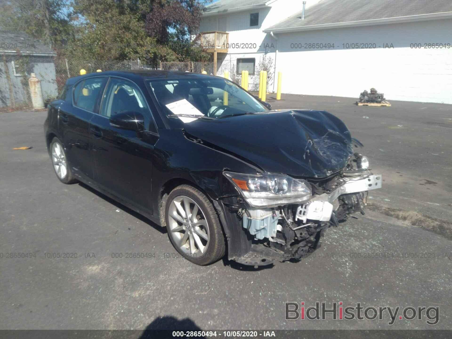 Photo JTHKD5BH4C2077457 - LEXUS CT 200H 2012