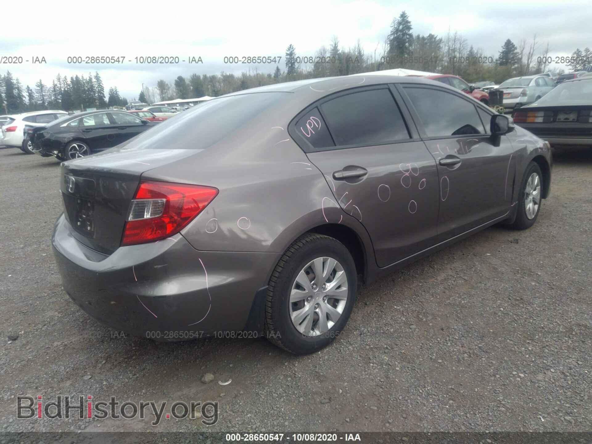 2012 HONDA CIVIC SDN - VIN: 2HGFB2F53CH528247 - Фото 4
