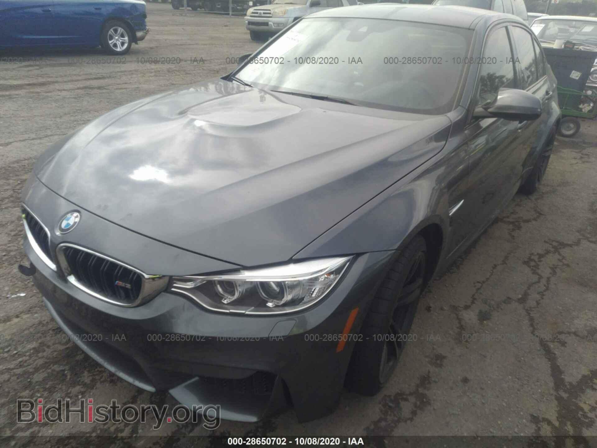 2015 BMW M3 - VIN: WBS3C9C54FP805041 - Фото 2