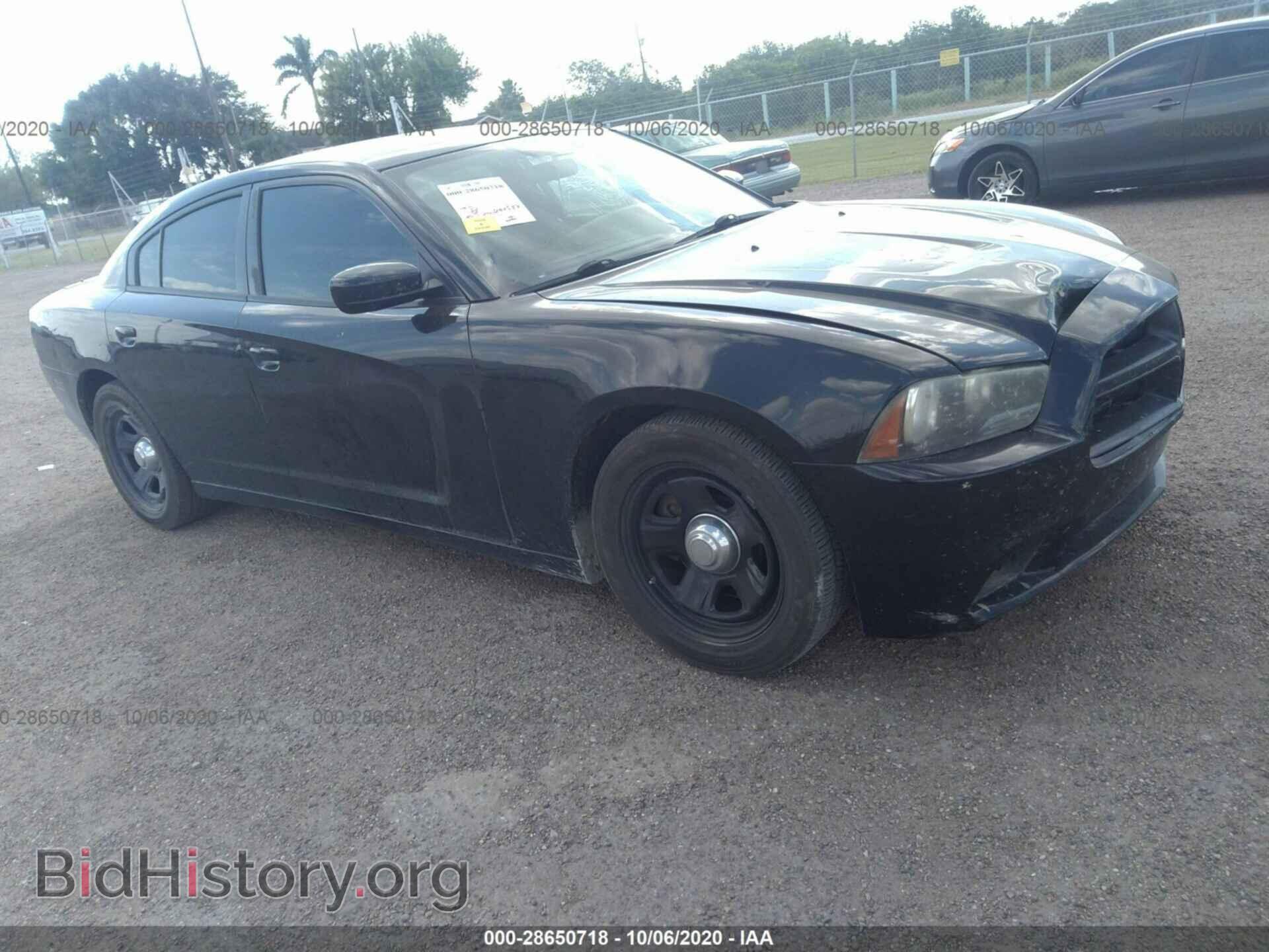 Photo 2C3CDXAT6CH266808 - DODGE CHARGER 2012