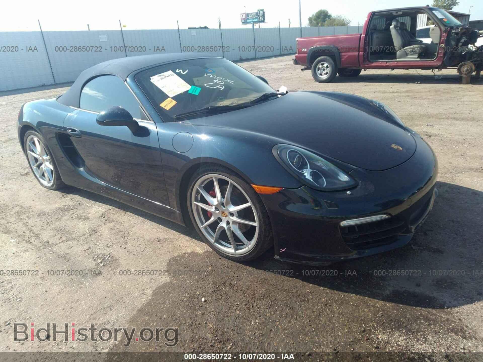 Фотография WP0CB2A81DS132508 - PORSCHE BOXSTER 2013