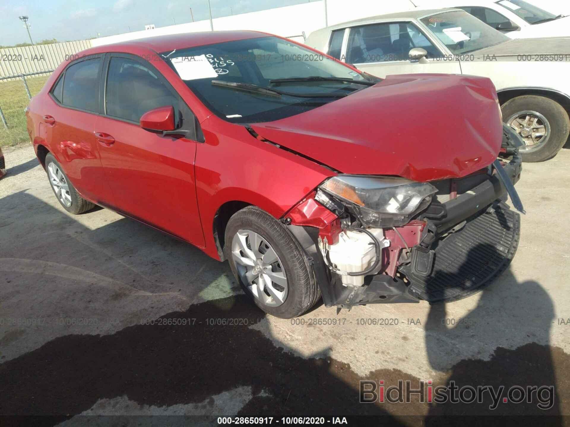 Photo 2T1BURHE9FC428455 - TOYOTA COROLLA 2015