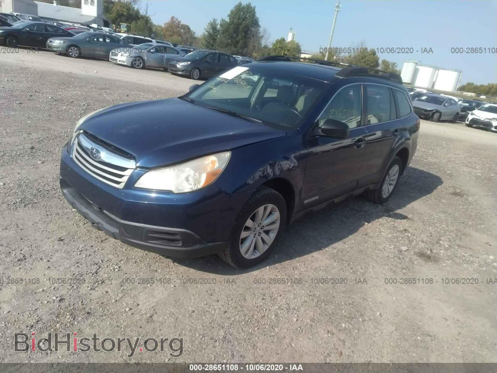 2010 SUBARU OUTBACK - VIN: 4S4BRCAC6A3325613 - Фото 2