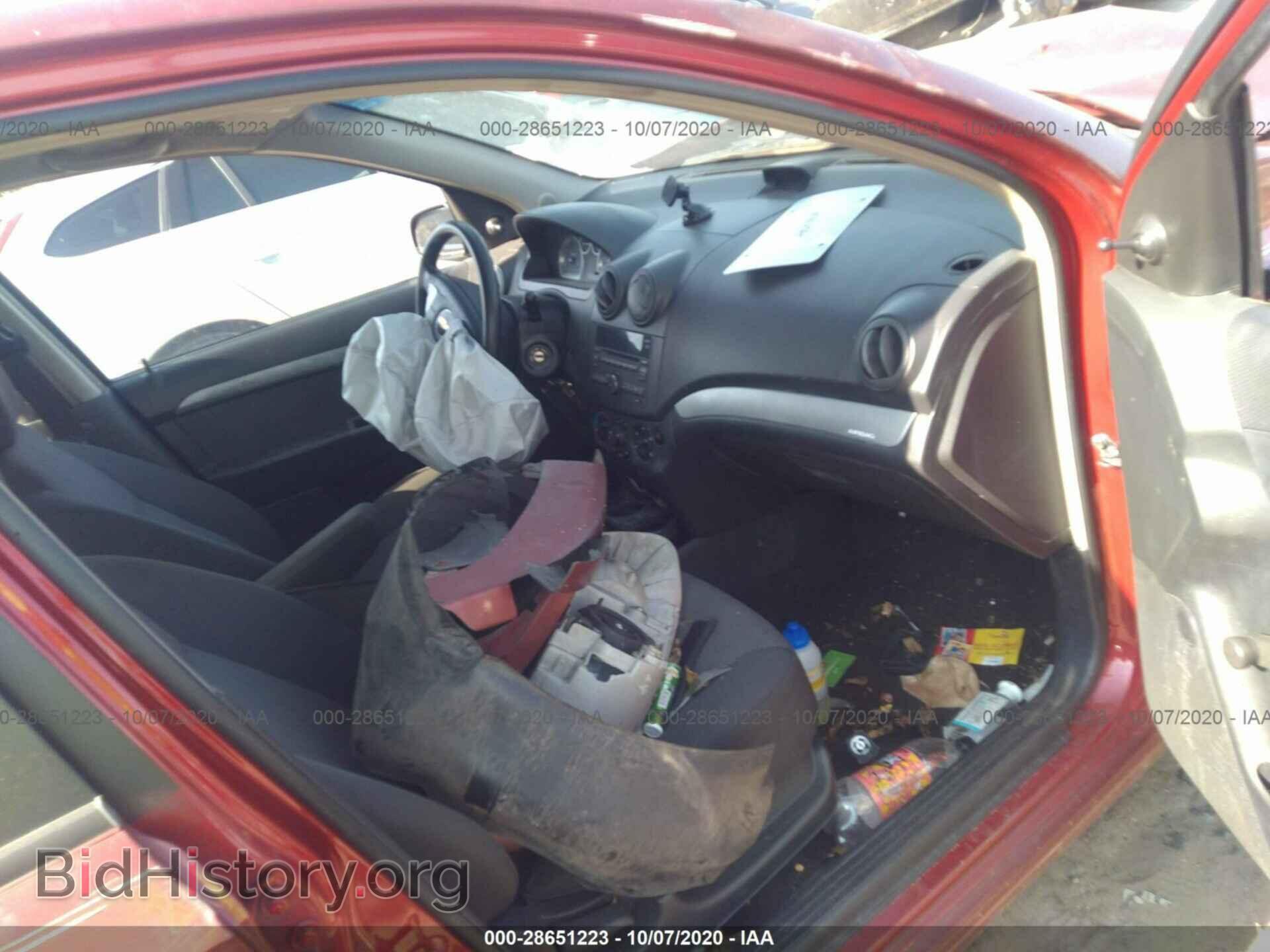 2011 CHEVROLET AVEO - VIN: KL1TD5DE6BB193810 - Фото 5