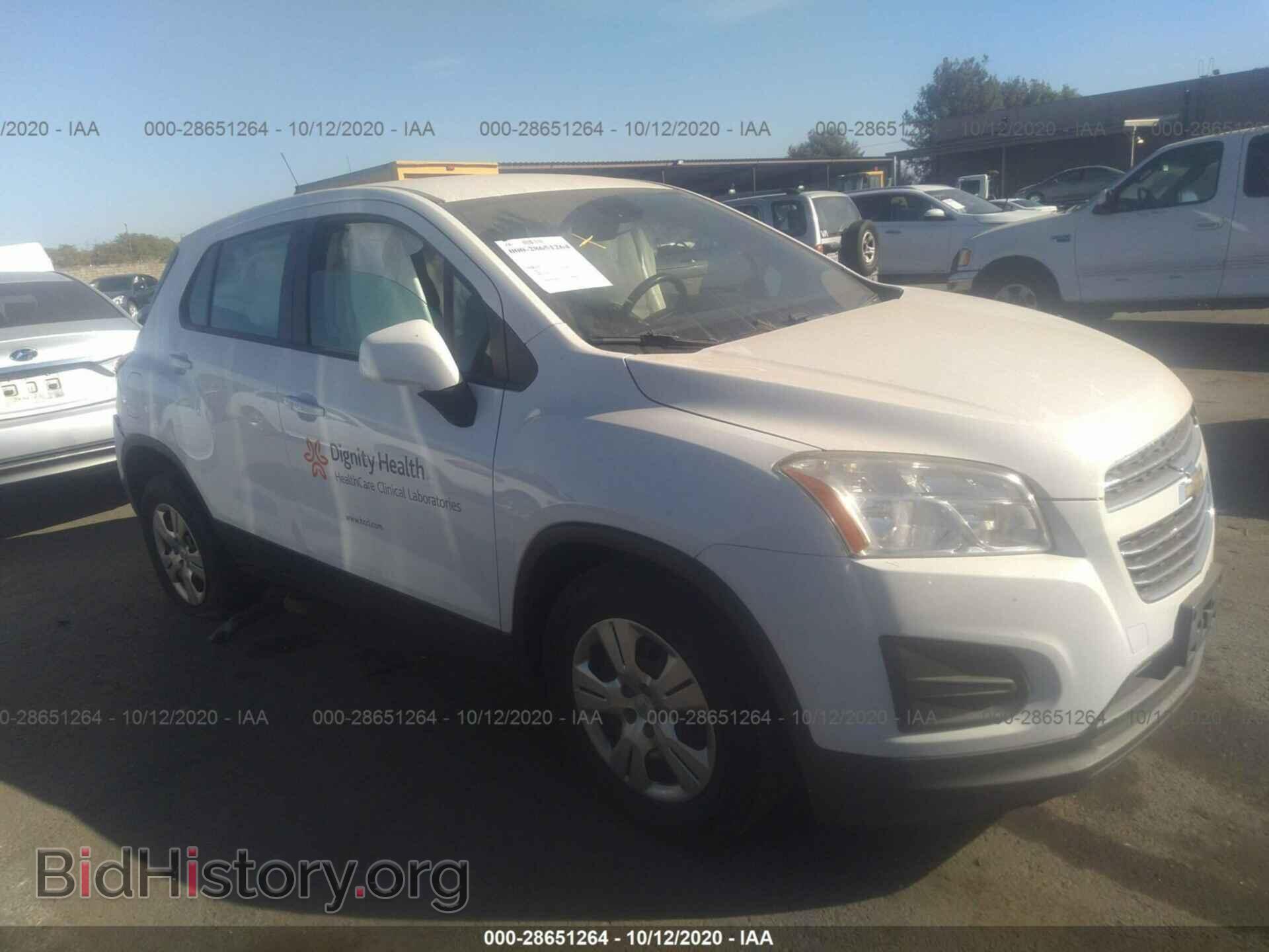 Фотография 3GNCJKSB6GL265384 - CHEVROLET TRAX 2016