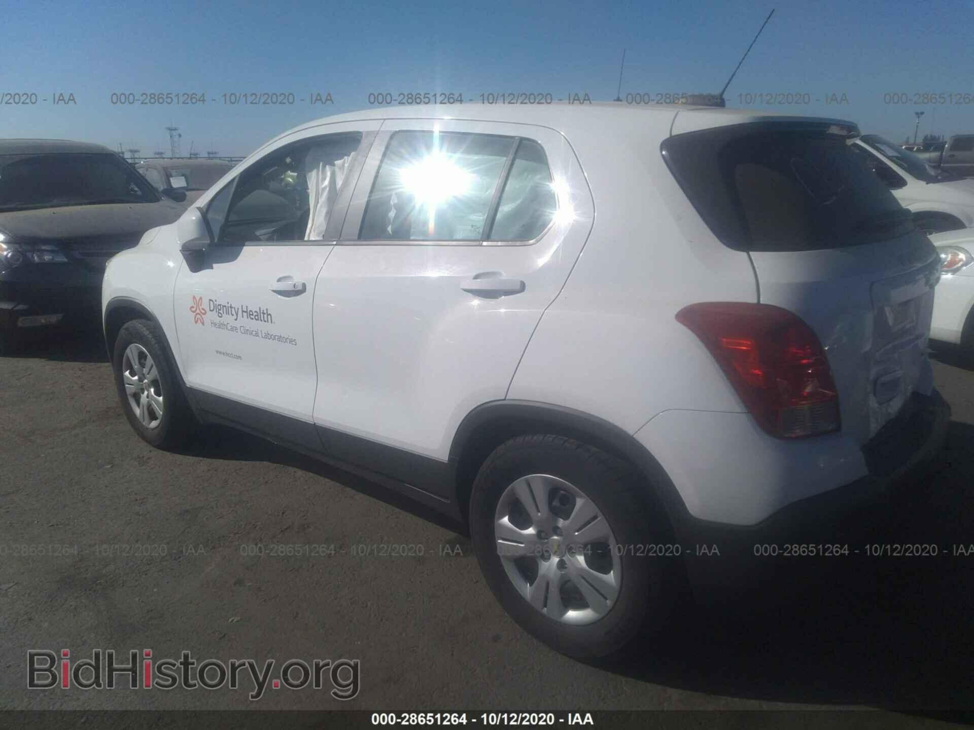 2016 CHEVROLET TRAX - VIN: 3GNCJKSB6GL265384 - Photo 3
