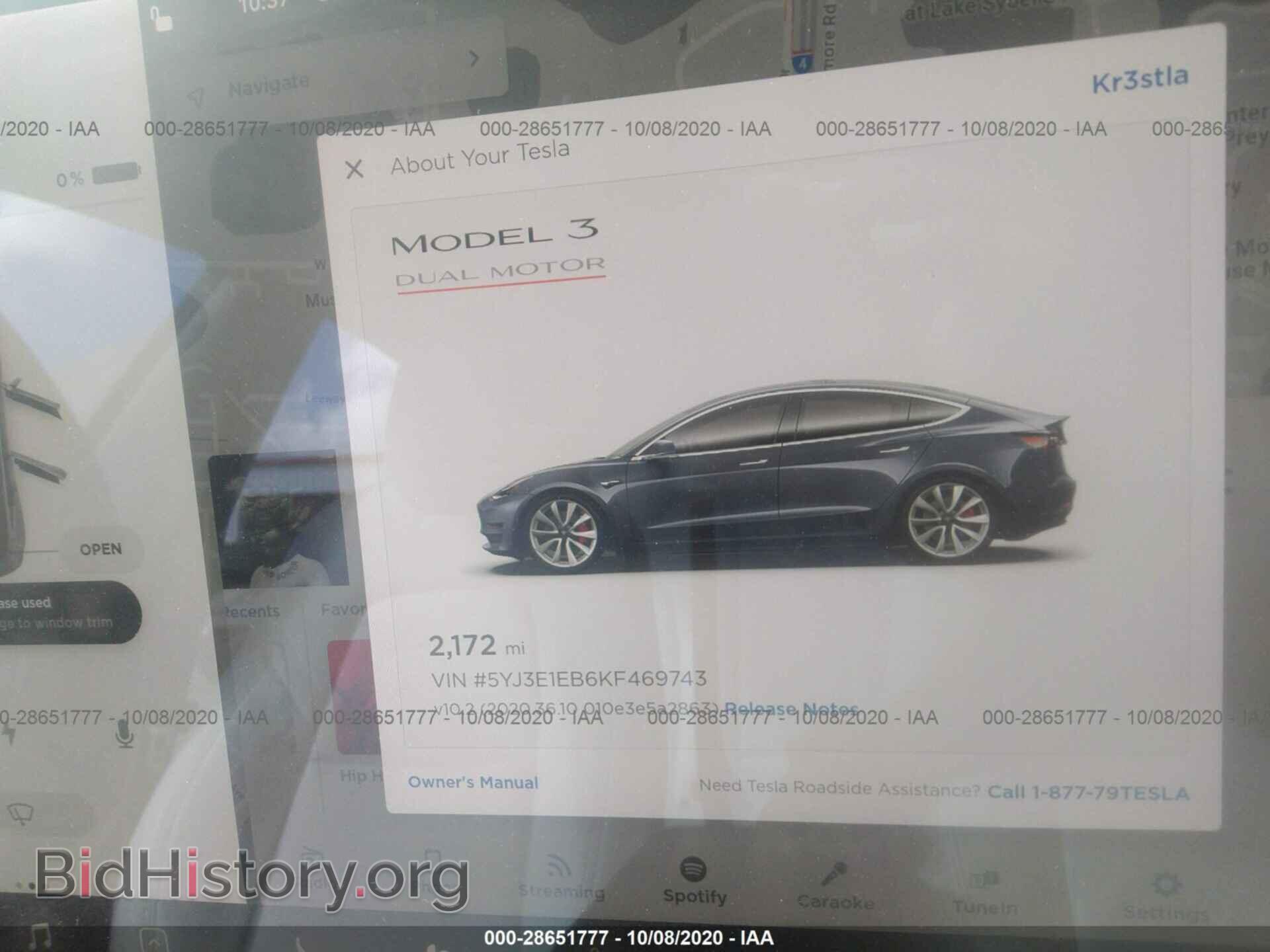 2019 TESLA MODEL 3 - VIN: 5YJ3E1EB6KF469743 - Photo 7