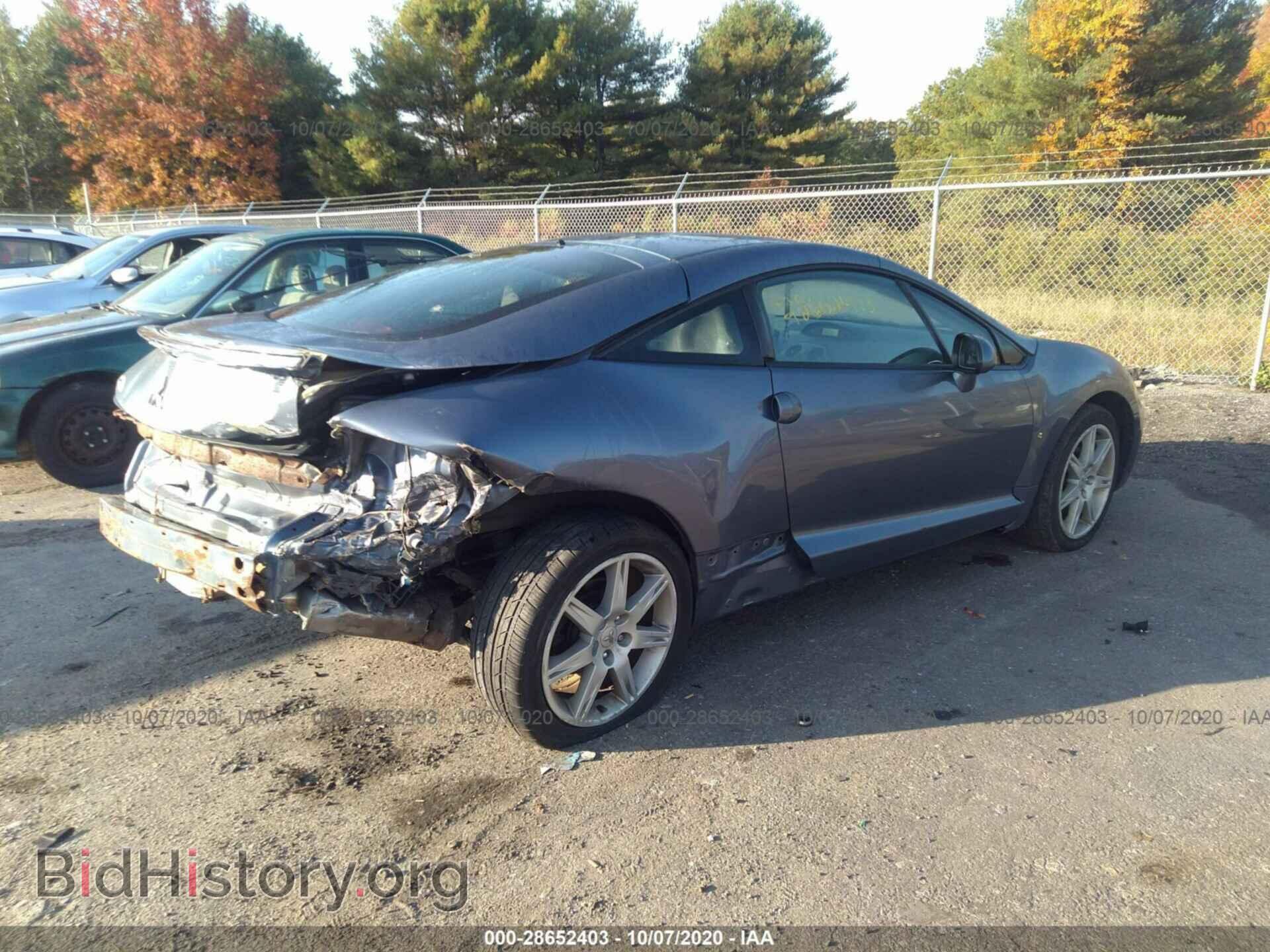 2007 MITSUBISHI ECLIPSE - VIN: 4A3AK34T47E020508 - Фото 4