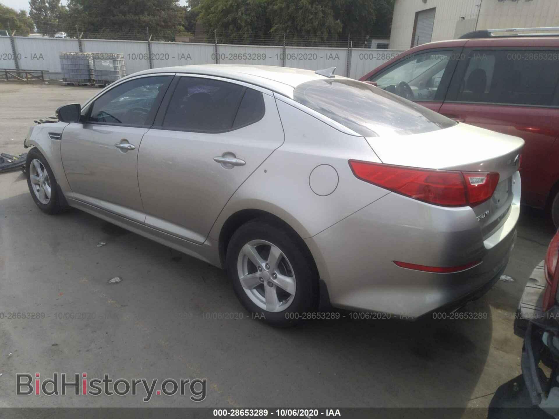 2014 KIA OPTIMA - VIN: KNAGM4A73E5501011 - Photo 3