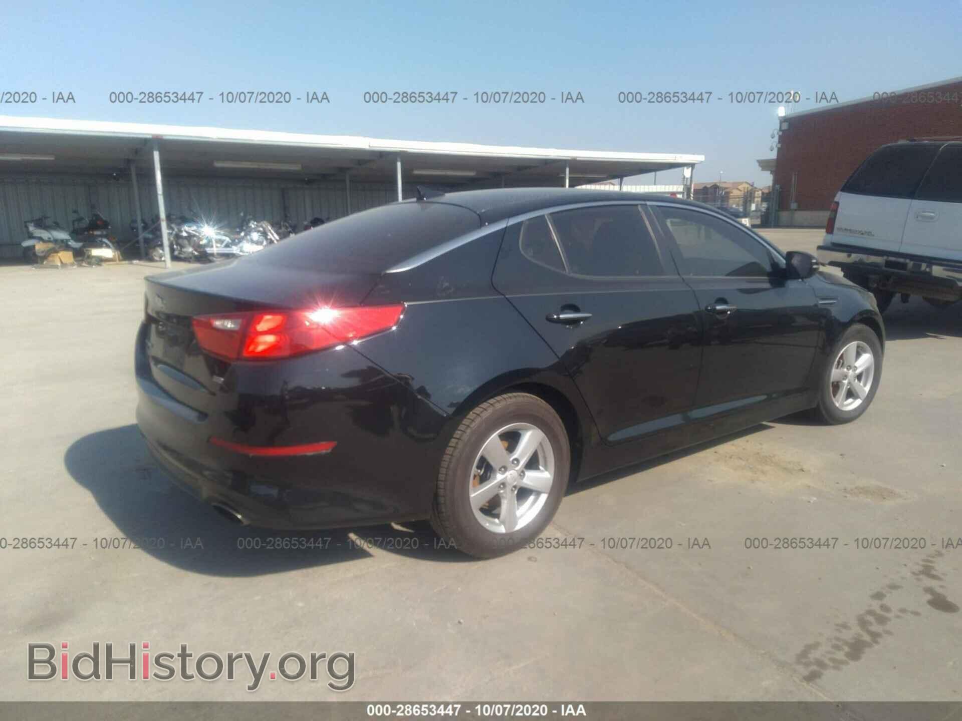 2015 KIA OPTIMA - VIN: 5XXGM4A76FG485631 - Фото 4
