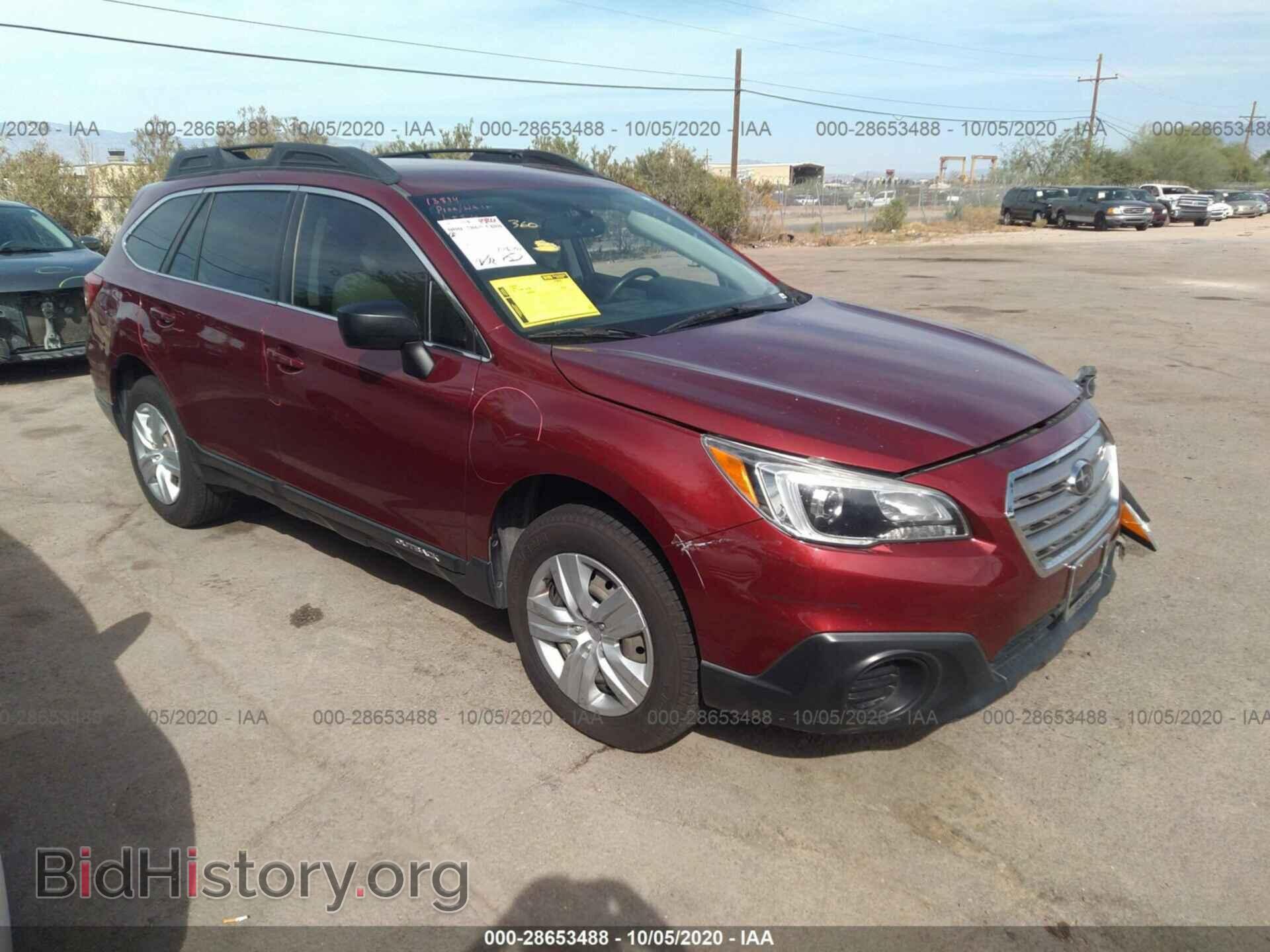 Photo 4S4BSAAC8F3319506 - SUBARU OUTBACK 2015