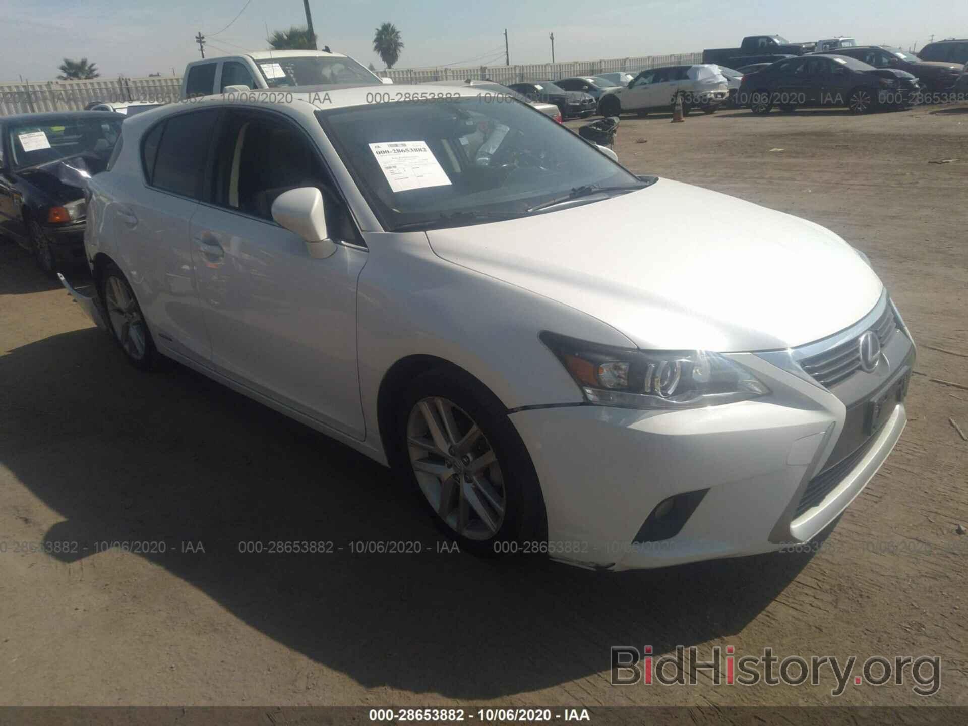 Photo JTHKD5BH3E2205013 - LEXUS CT 200H 2014