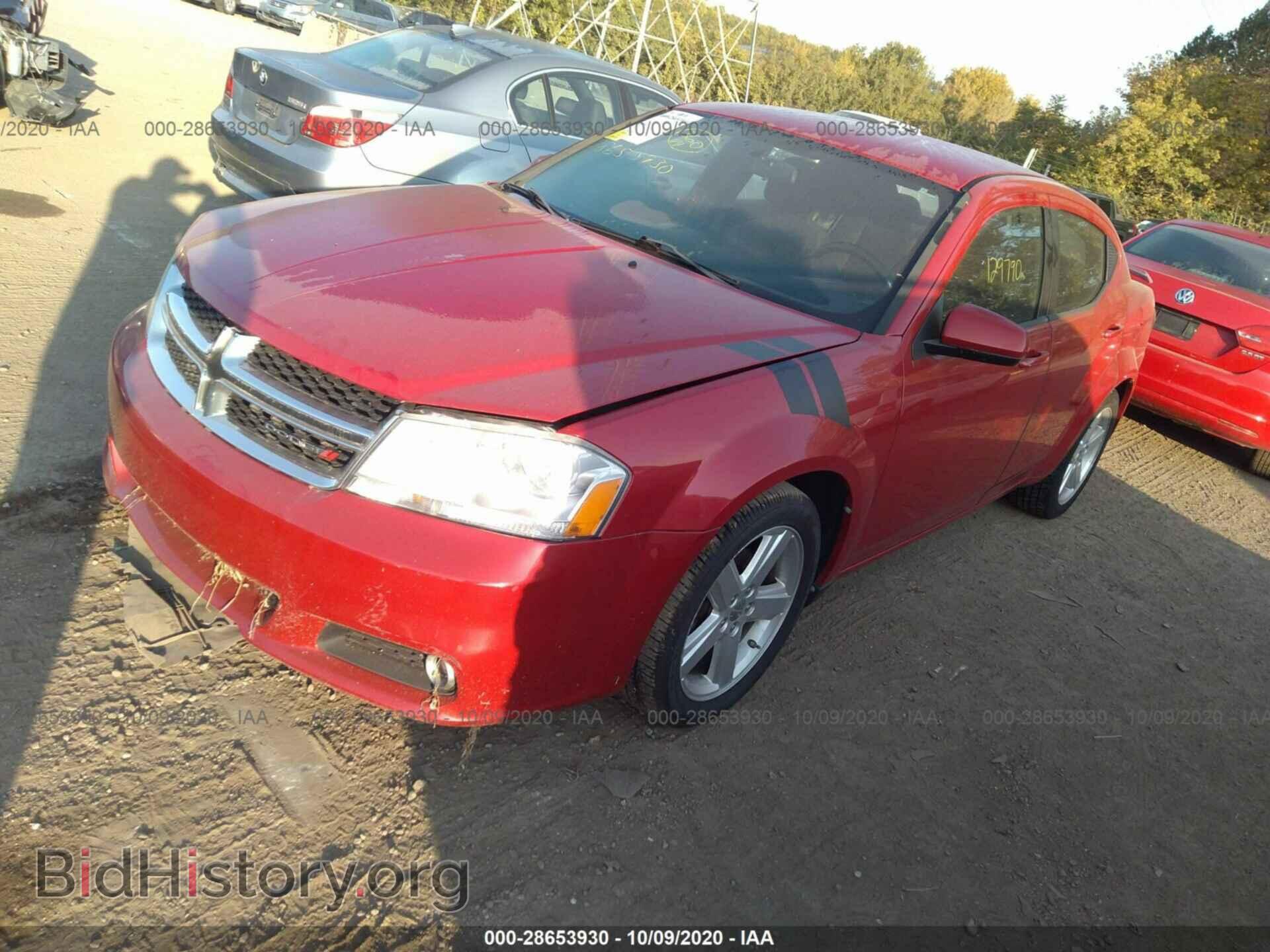 2013 DODGE AVENGER - VIN: 1C3CDZCB2DN662811 - Фото 2