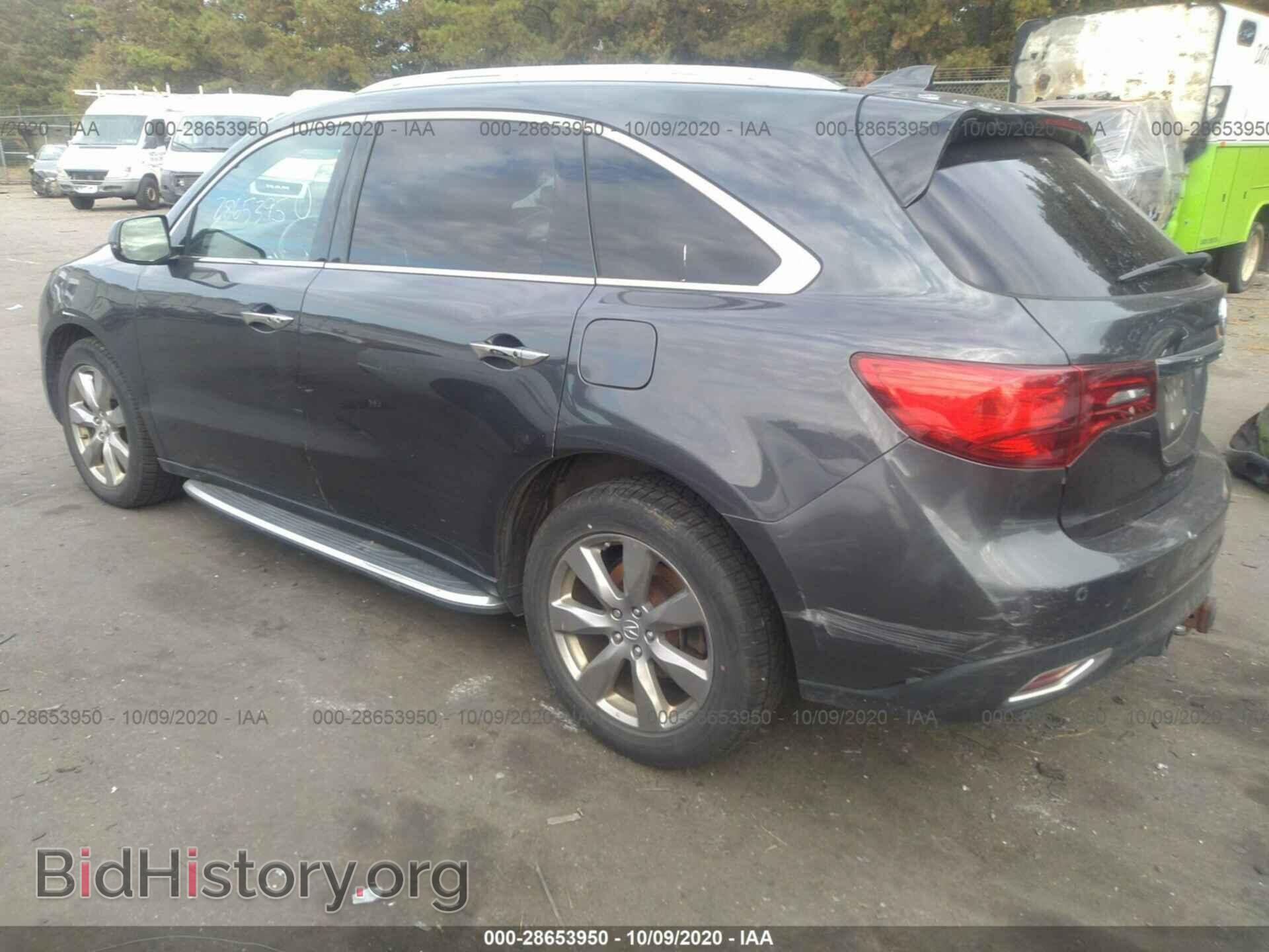 2014 ACURA MDX - VIN: 5FRYD4H81EB021262 - Фото 3