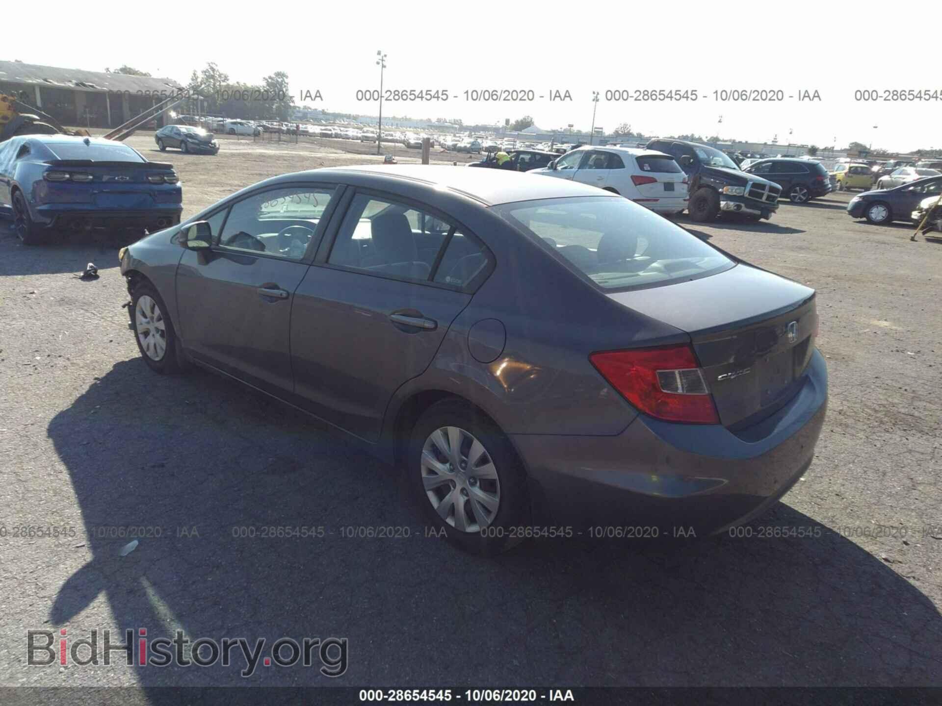 2012 HONDA CIVIC SDN - VIN: 2HGFB2E50CH513643 - Фото 3