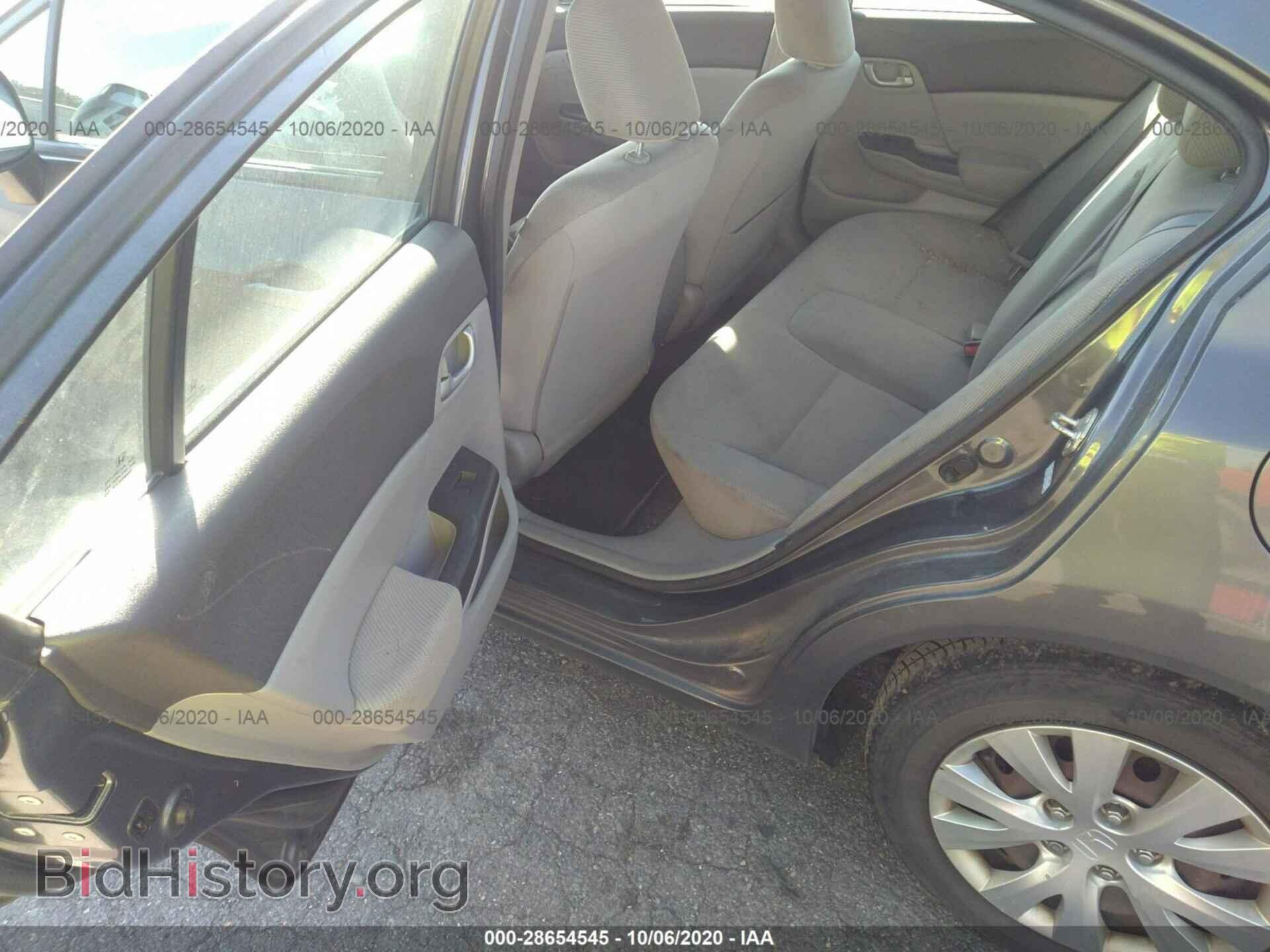 2012 HONDA CIVIC SDN - VIN: 2HGFB2E50CH513643 - Фото 8