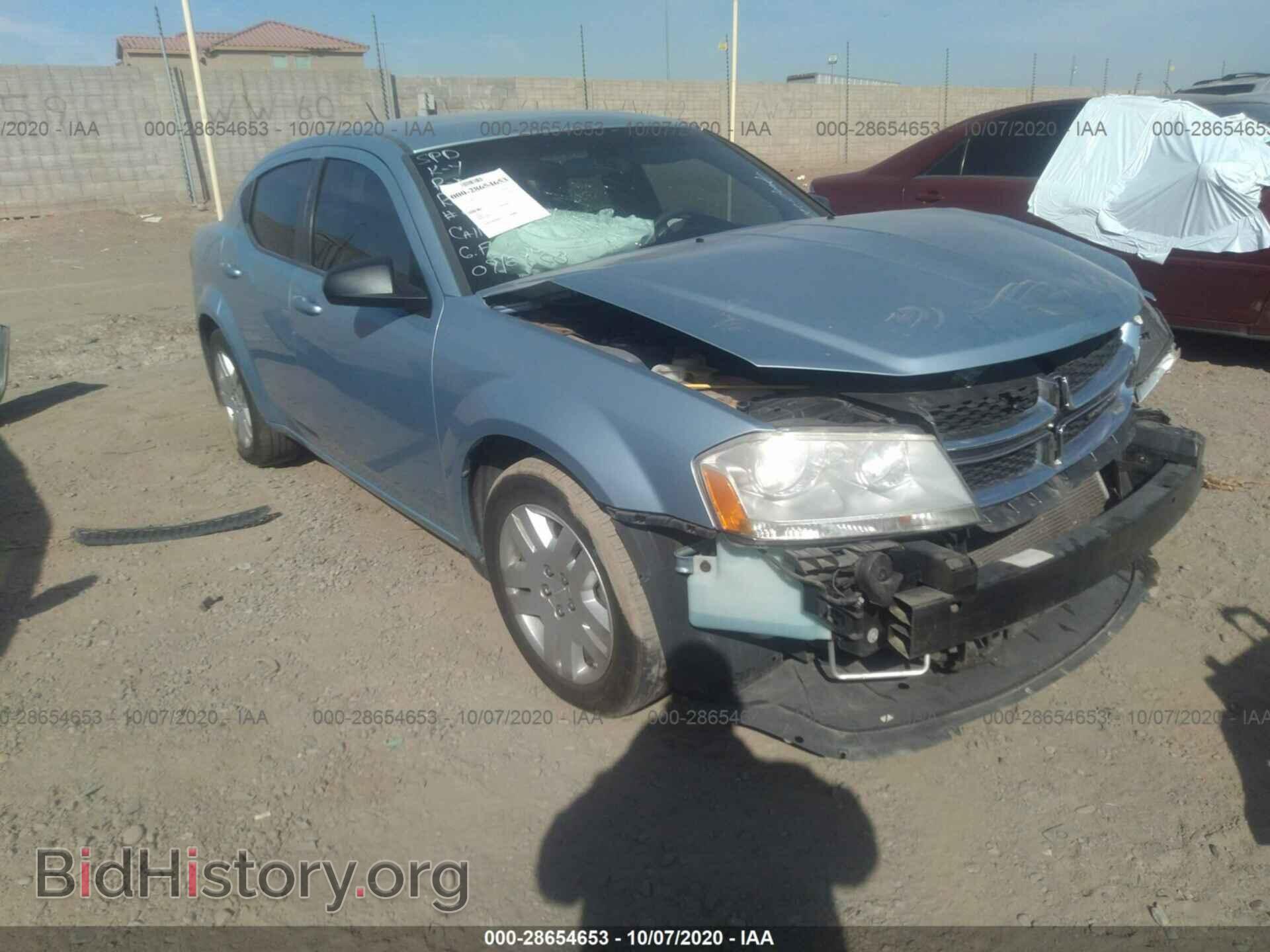 Фотография 1C3CDZAB3DN653666 - DODGE AVENGER 2013