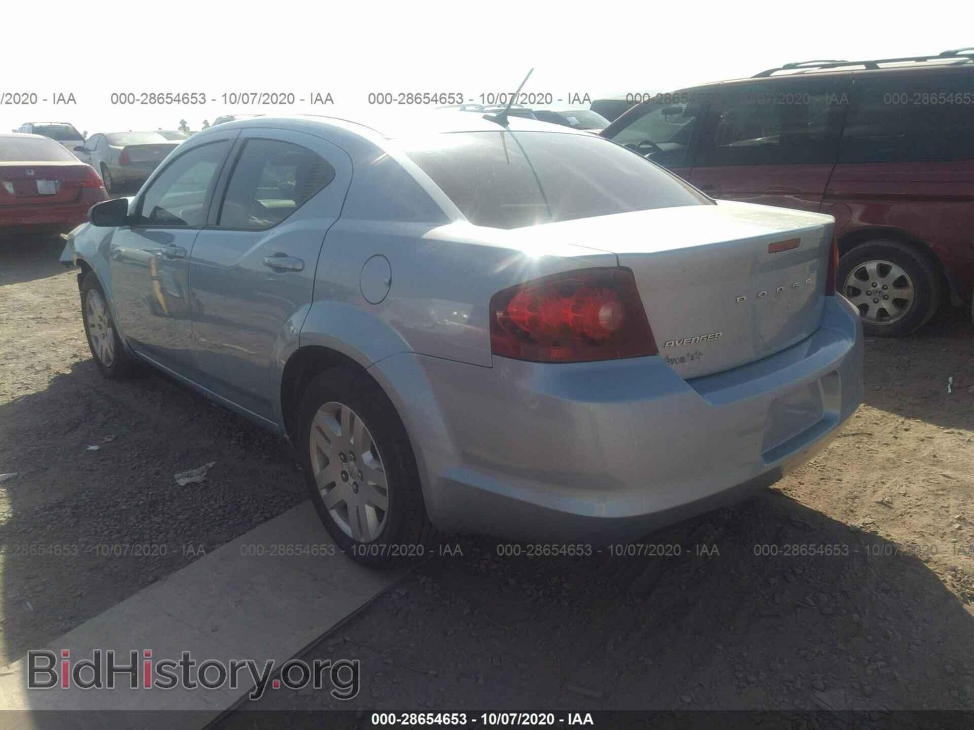 2013 DODGE AVENGER - VIN: 1C3CDZAB3DN653666 - Photo 3