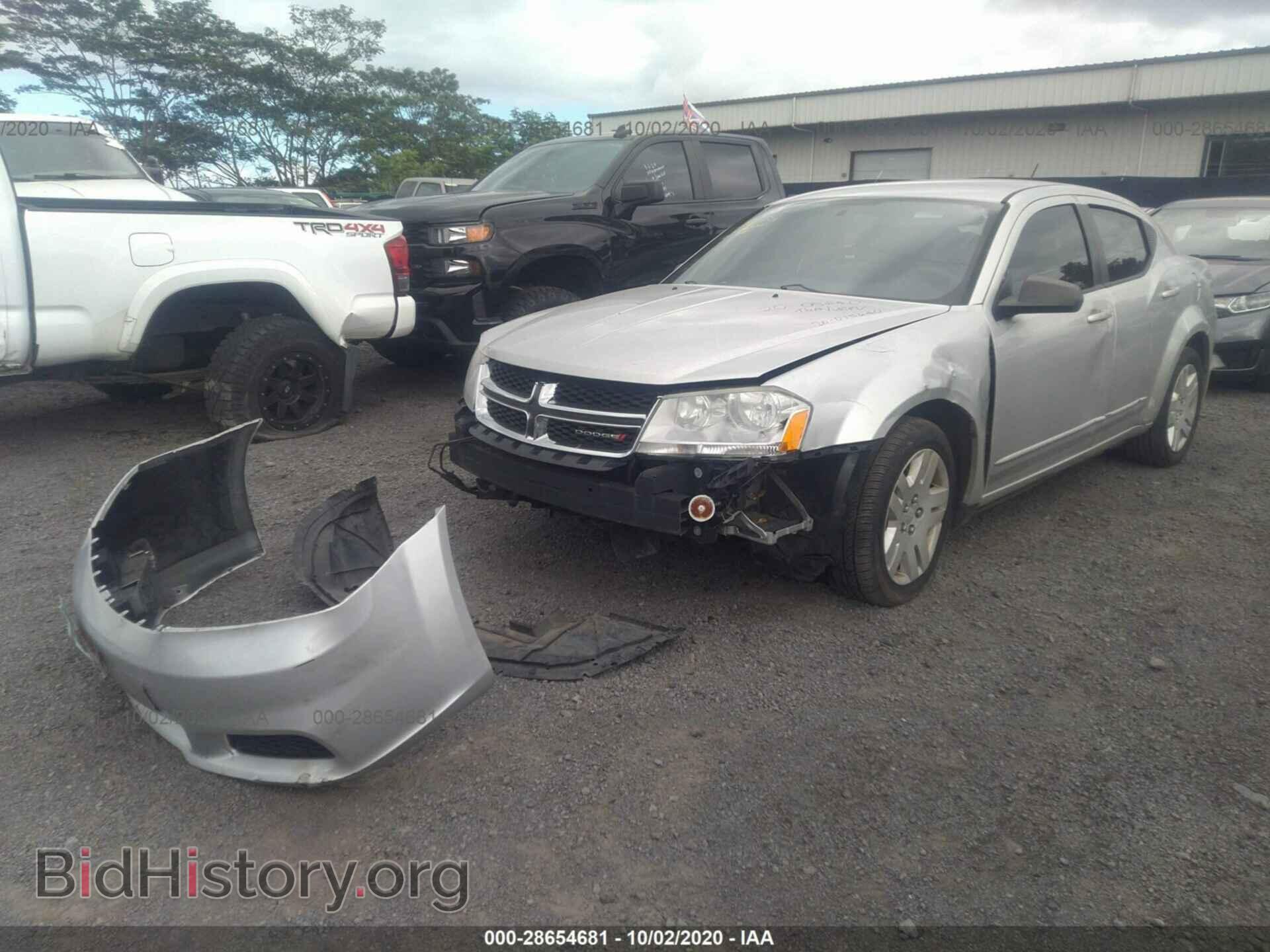 2012 DODGE AVENGER - VIN: 1C3CDZAG2CN327643 - Photo 2