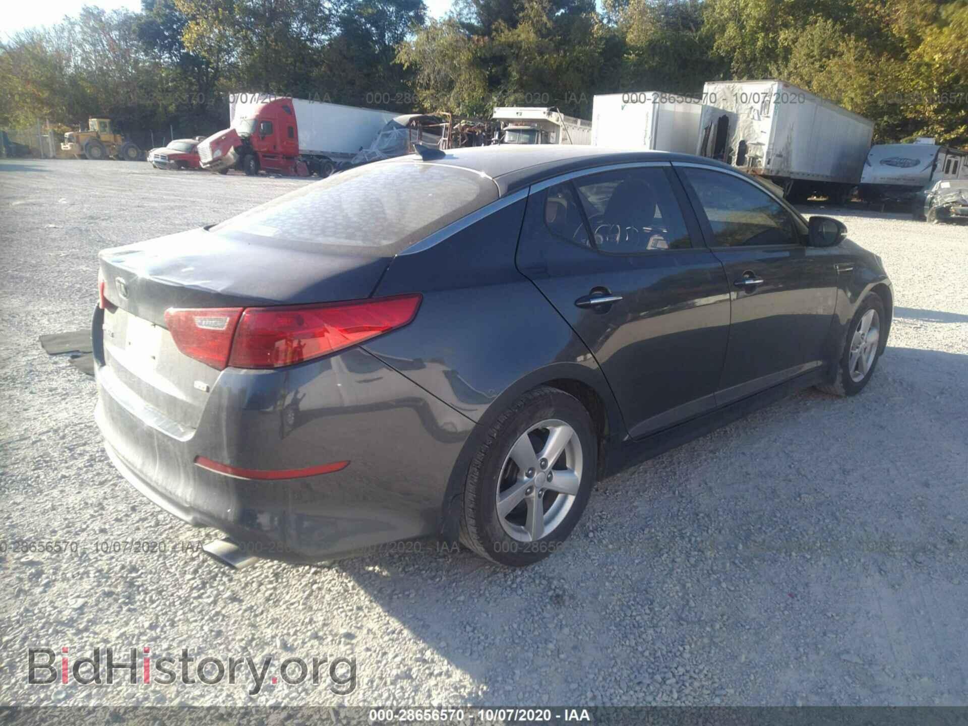 2015 KIA OPTIMA - VIN: KNAGM4A73F5626771 - Photo 4