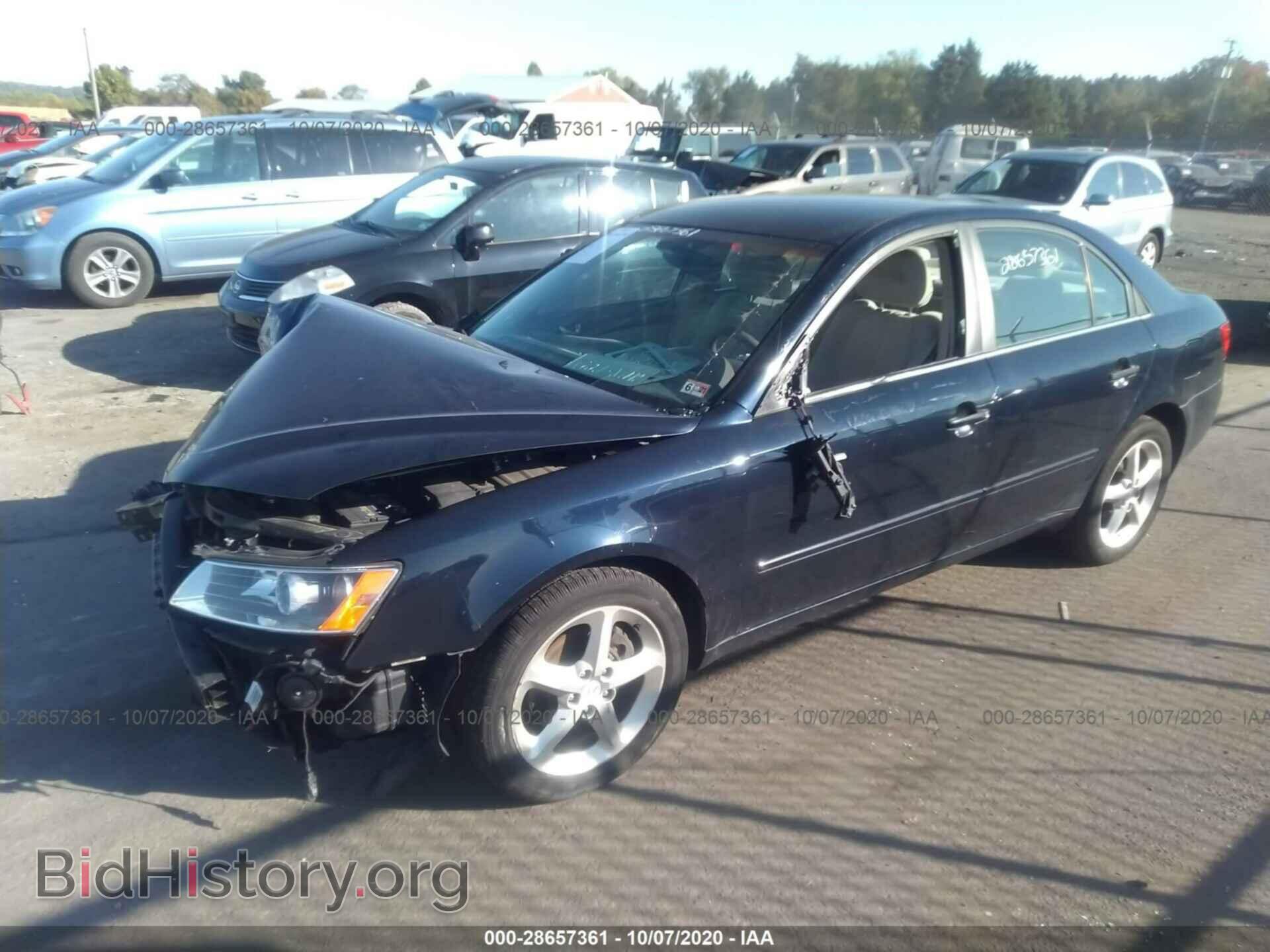 2007 HYUNDAI SONATA - VIN: 5NPEU46F07H159420 - Фото 2