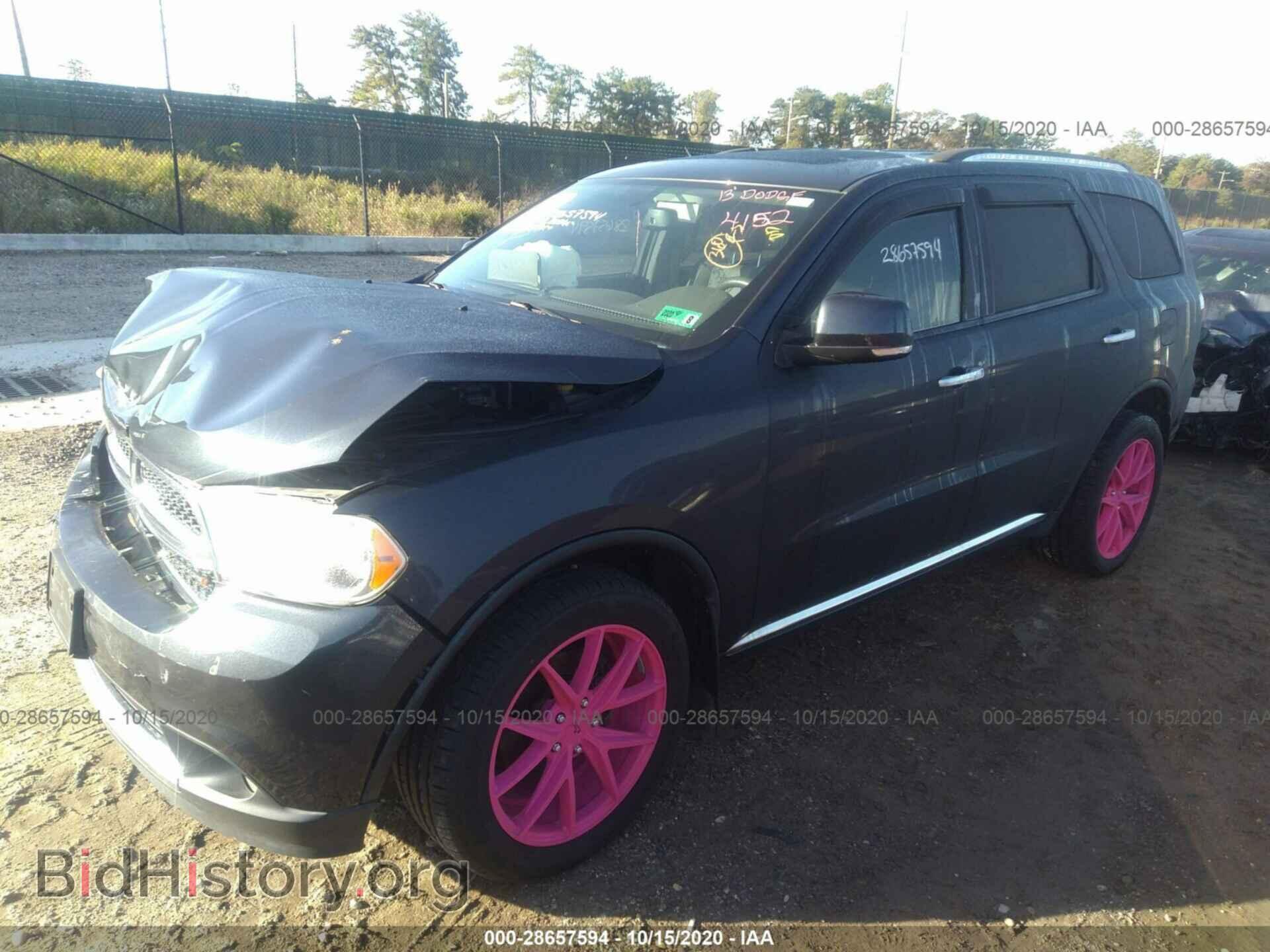 2013 DODGE DURANGO - VIN: 1C4RDJDG8DC674152 - Фото 2