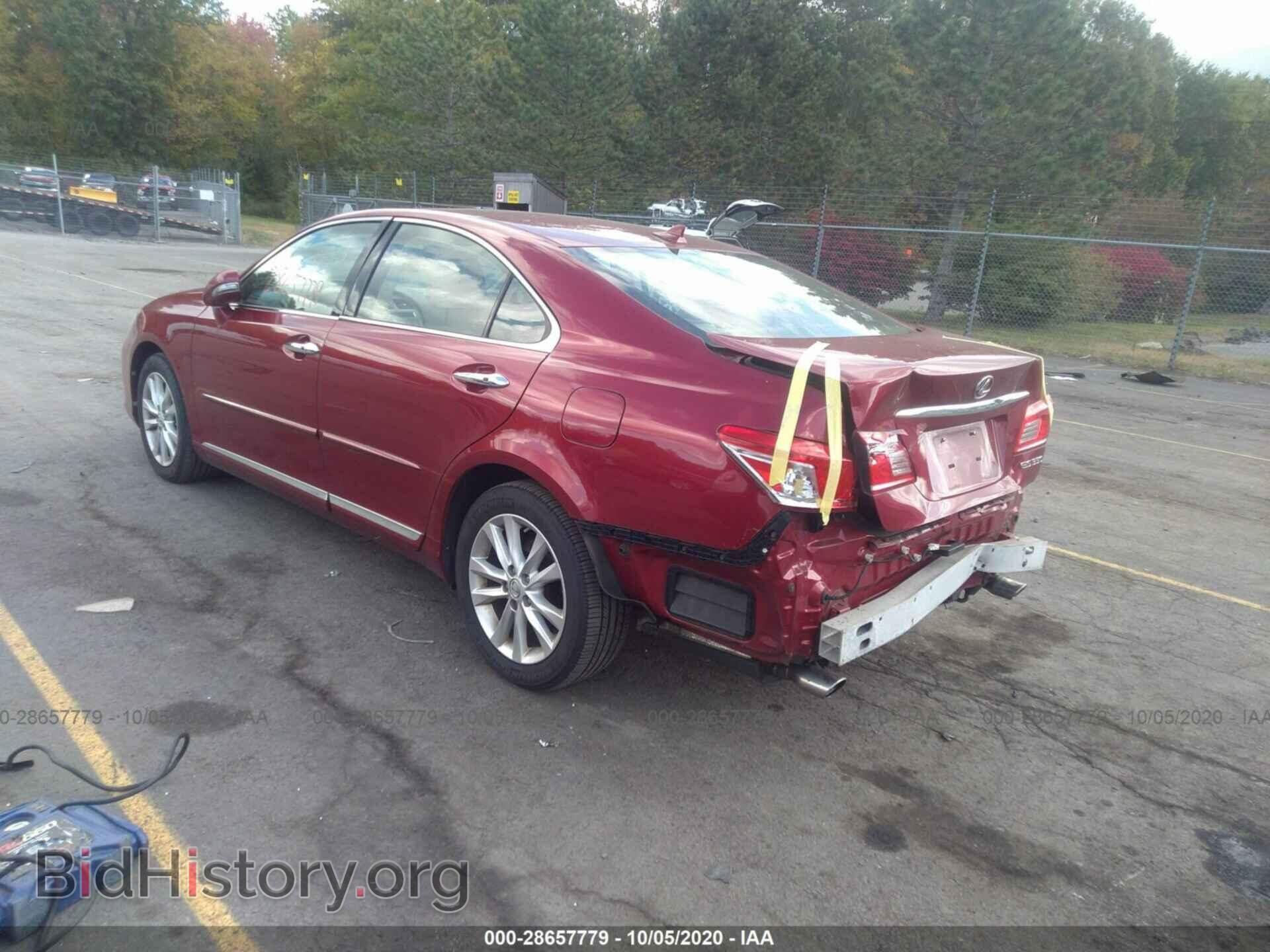 2011 LEXUS ES 350 - VIN: JTHBK1EG1B2424372 - Фото 3