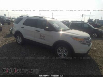 2011 Ford EXPLORER Base, белый — VIN 1FMHK8B86BGA53936, IAAI