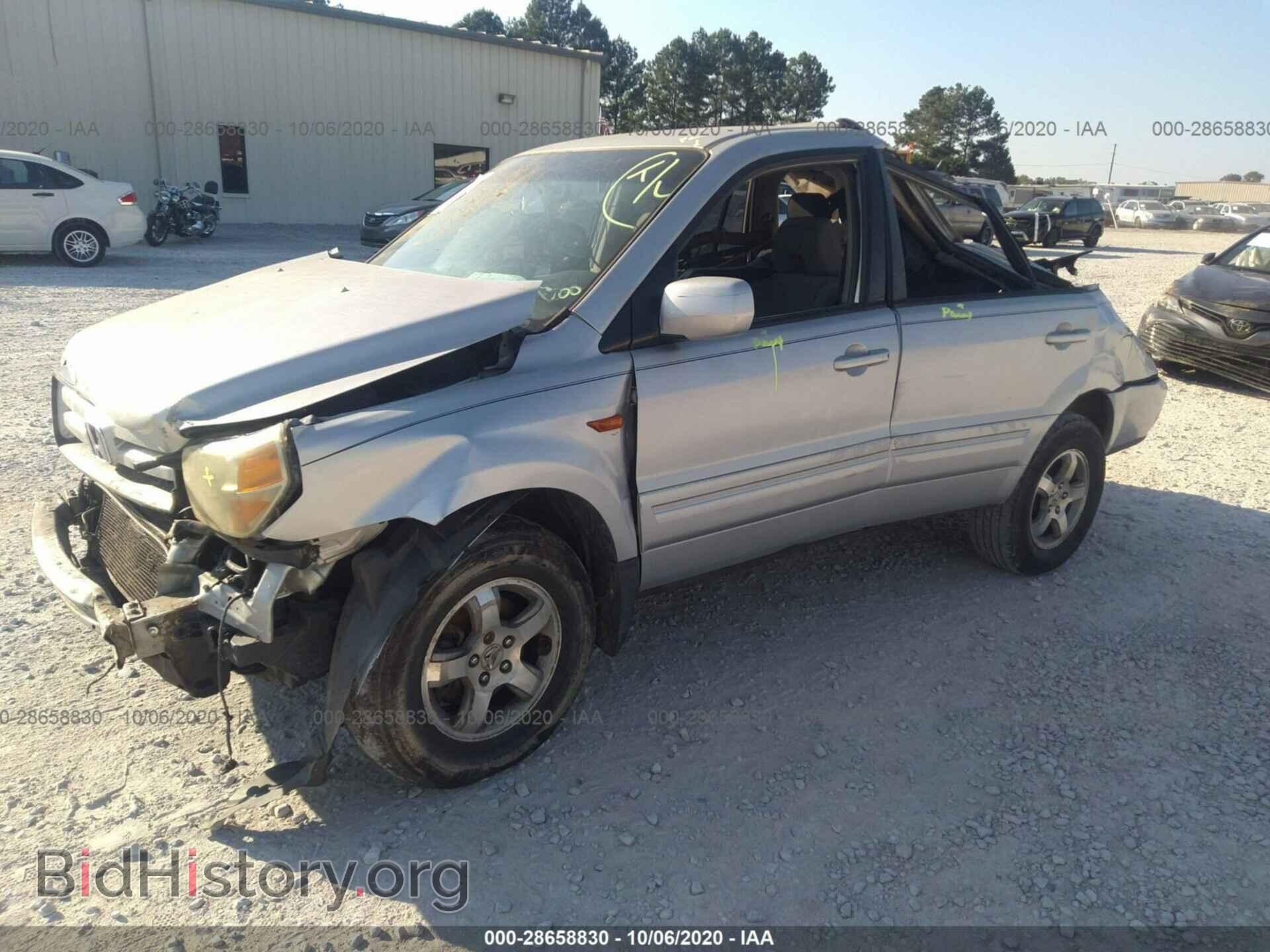 2006 HONDA PILOT - VIN: 2HKYF18466H527616 - Фото 2