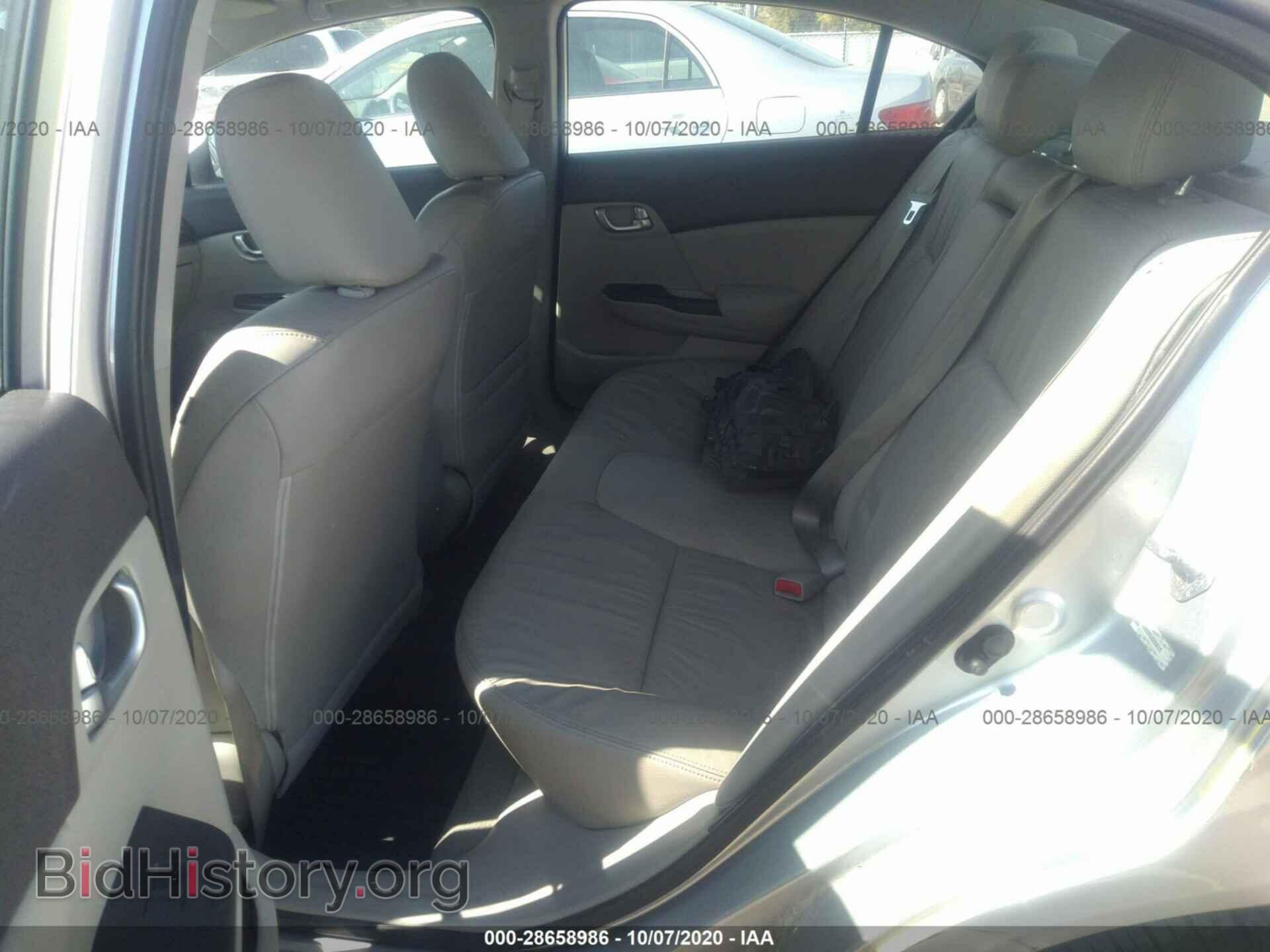 2012 HONDA CIVIC SDN - VIN: 19XFB2F91CE038225 - Фото 8