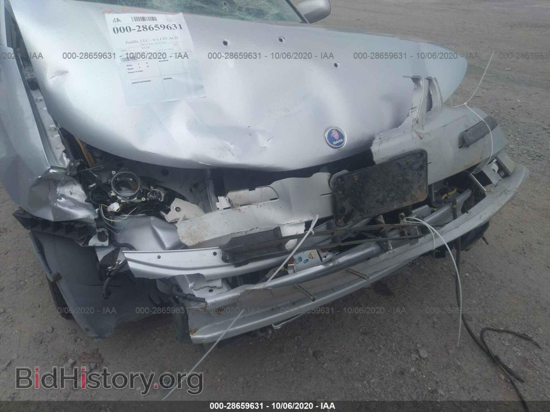 2003 SAAB 9-3 - VIN: YS3FB49SX31059533 - Фото 6